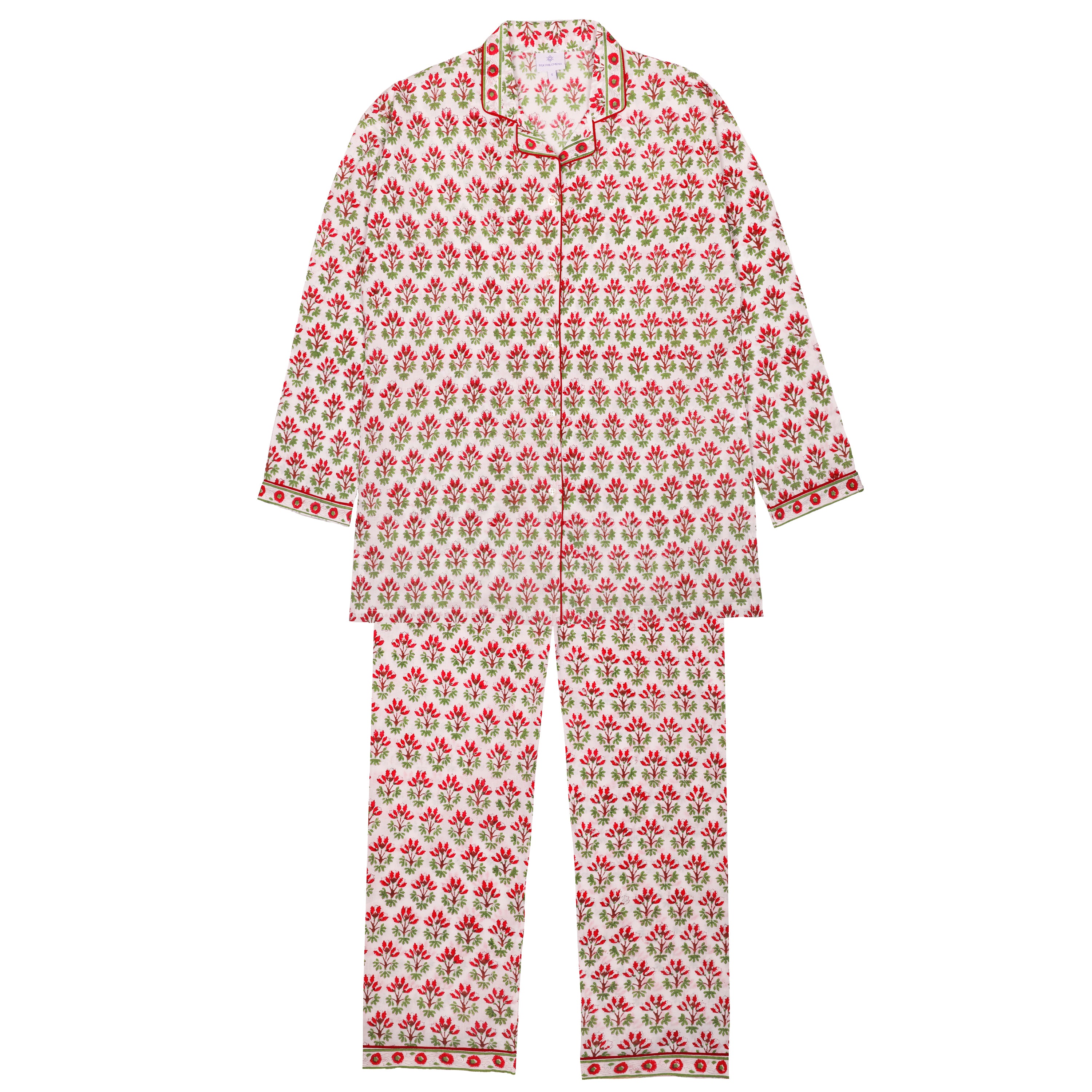 Teresa Cotton Pajama Long Sleeves Store Credit Only