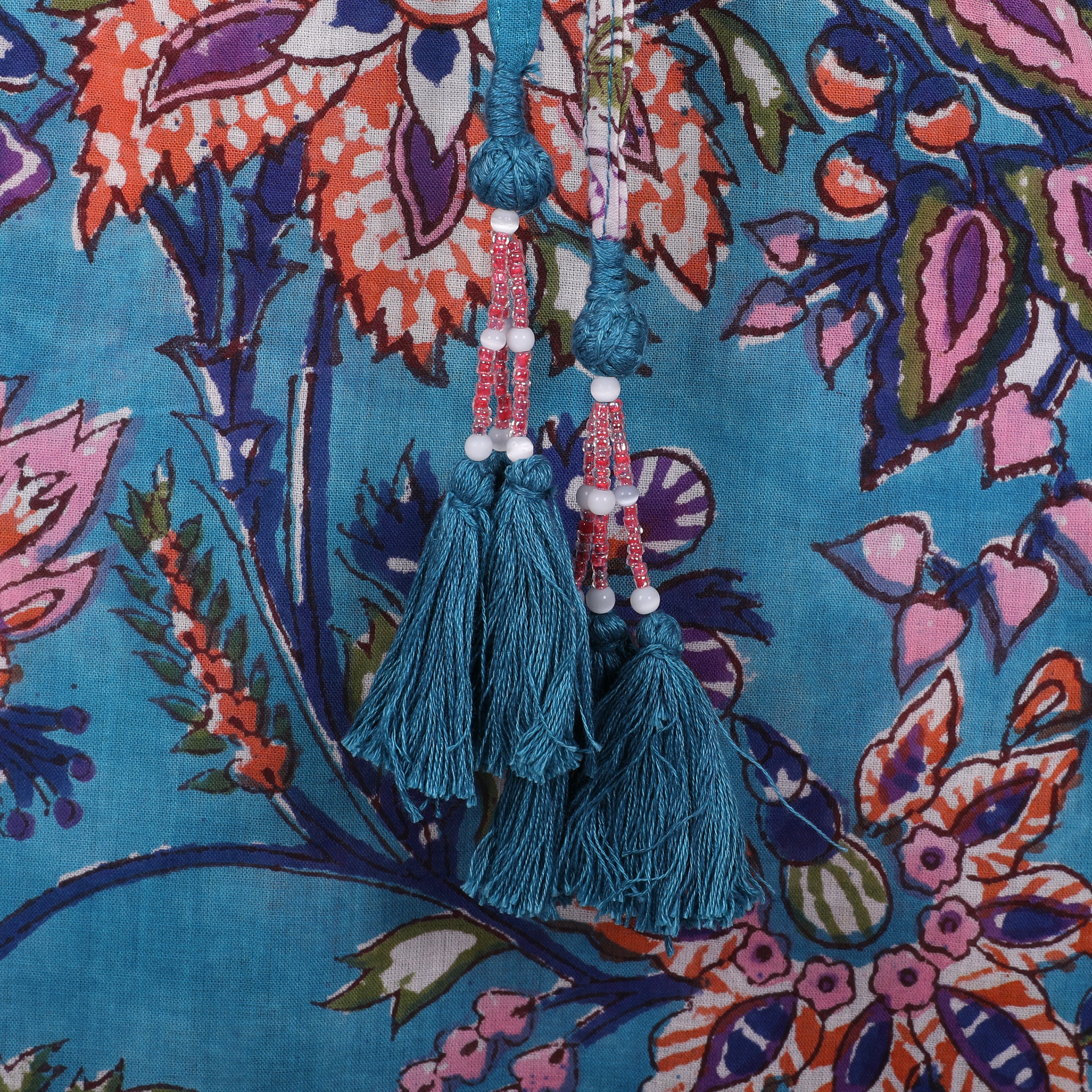 Moorea Floral Short Kaftan