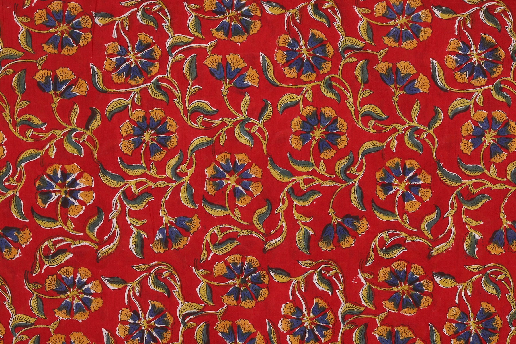 Vesuvio Red Midi Kaftan Dress