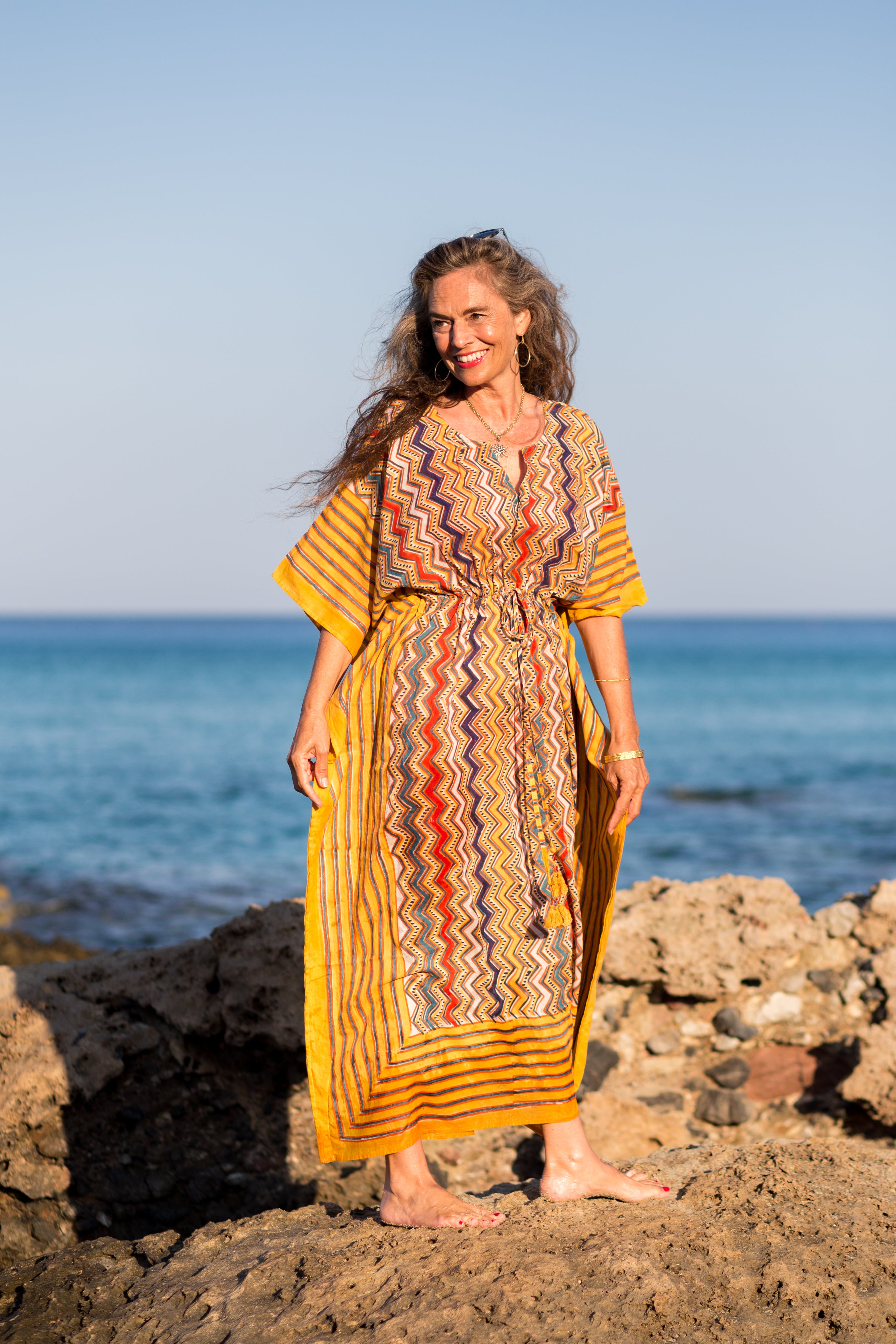 Nizhoni Maxi Kaftan Dress