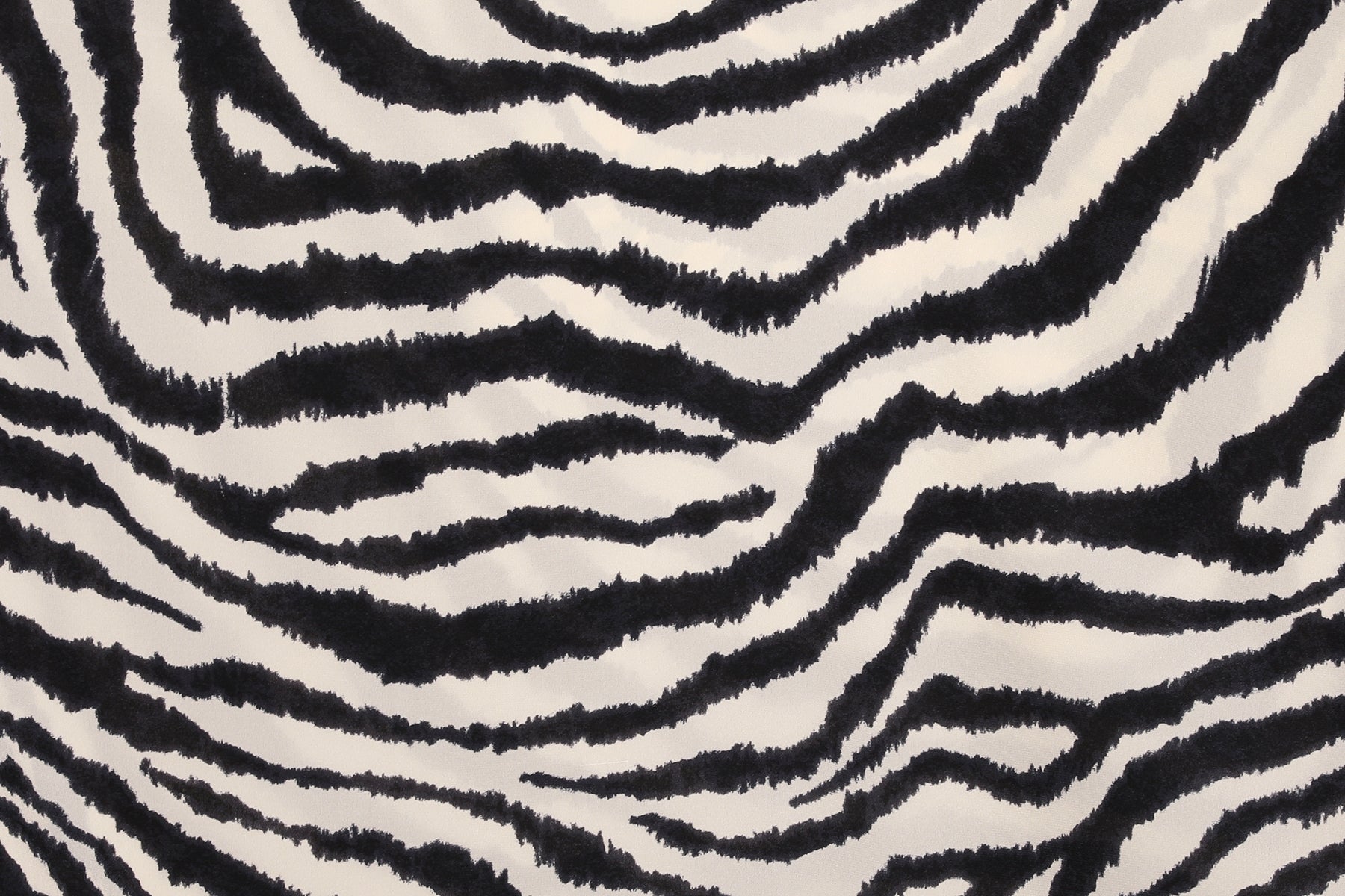 Zebra Carbone Italian Silk Maxi Kaftan Dress