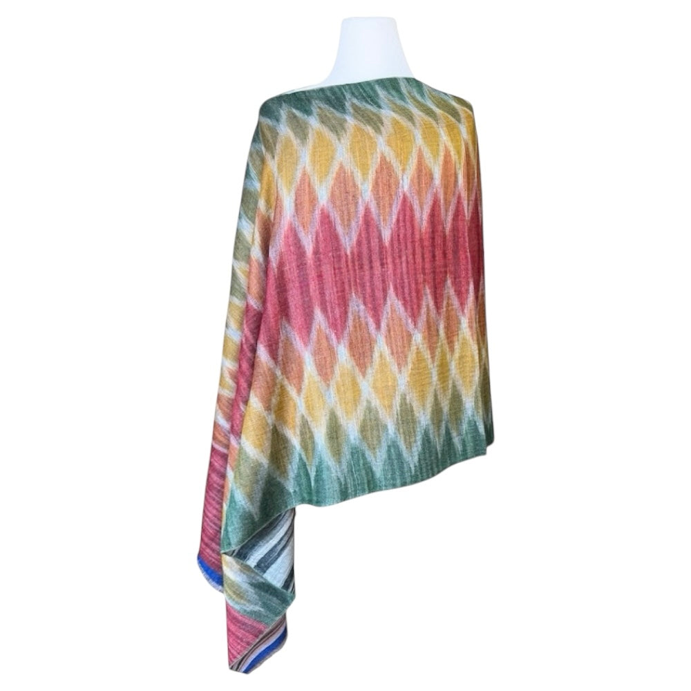 Agatti Two Sided Ikat Pashmina Shawl