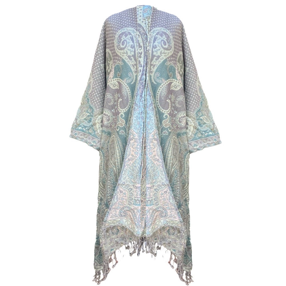 Mandawa Blue Kimono Coat ONE OF A KIND