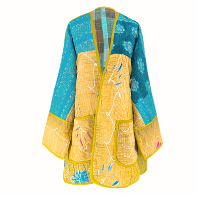 Siliguri Kantha Coat One of a Kind