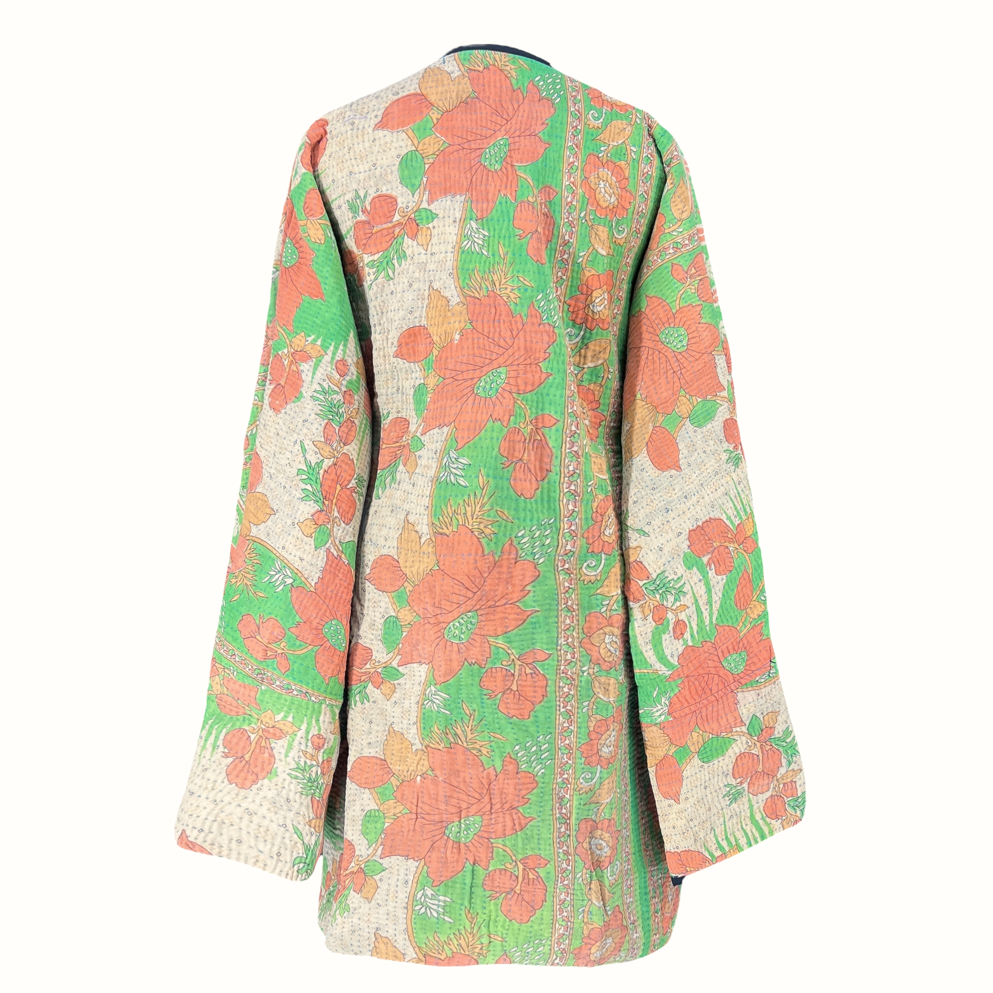 Anjuna Cotton Kantha Coat One of a Kind