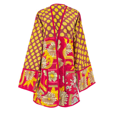 Natika Cotton Kantha Coat One of a Kind