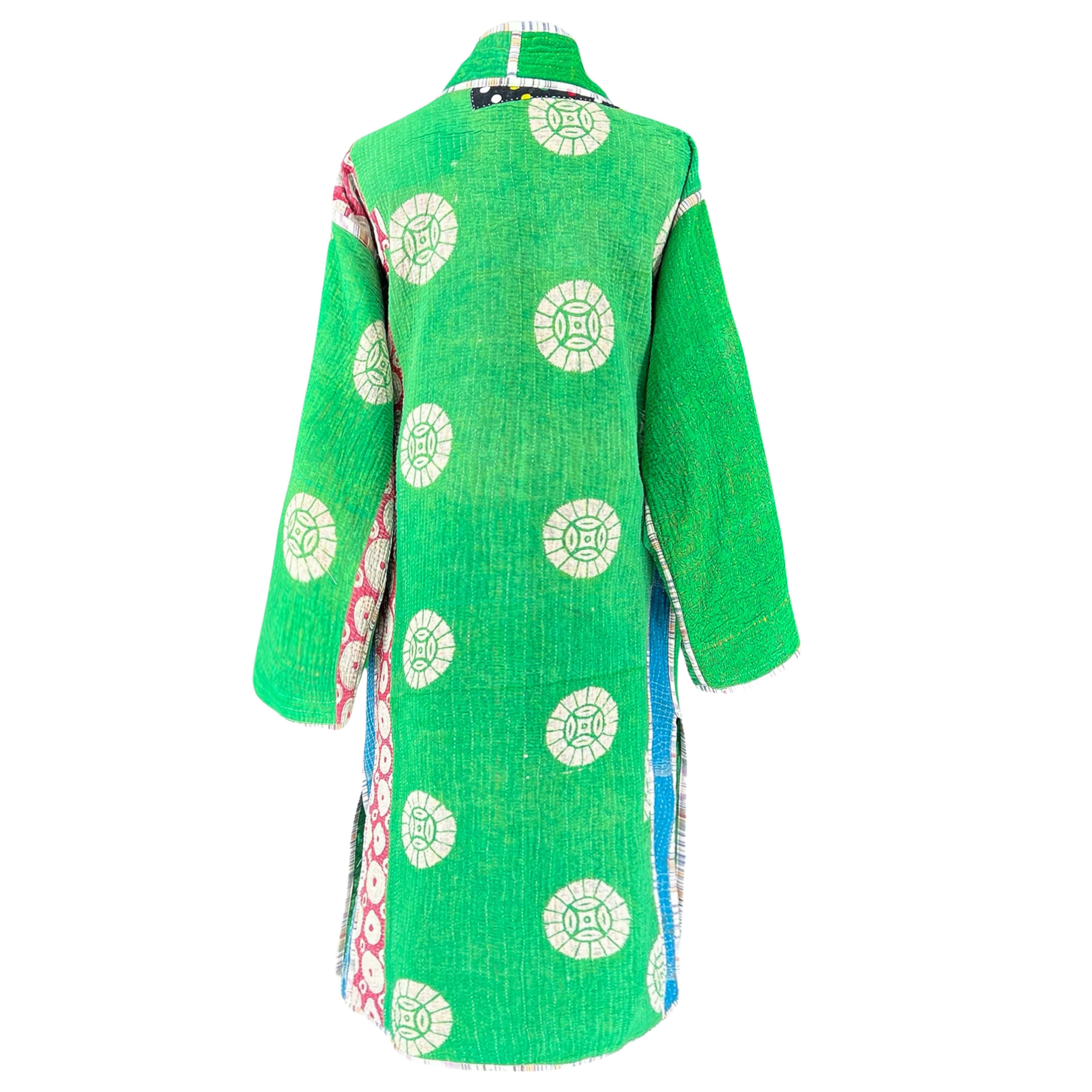 Kalapathar Cotton Kantha Coat One of a Kind