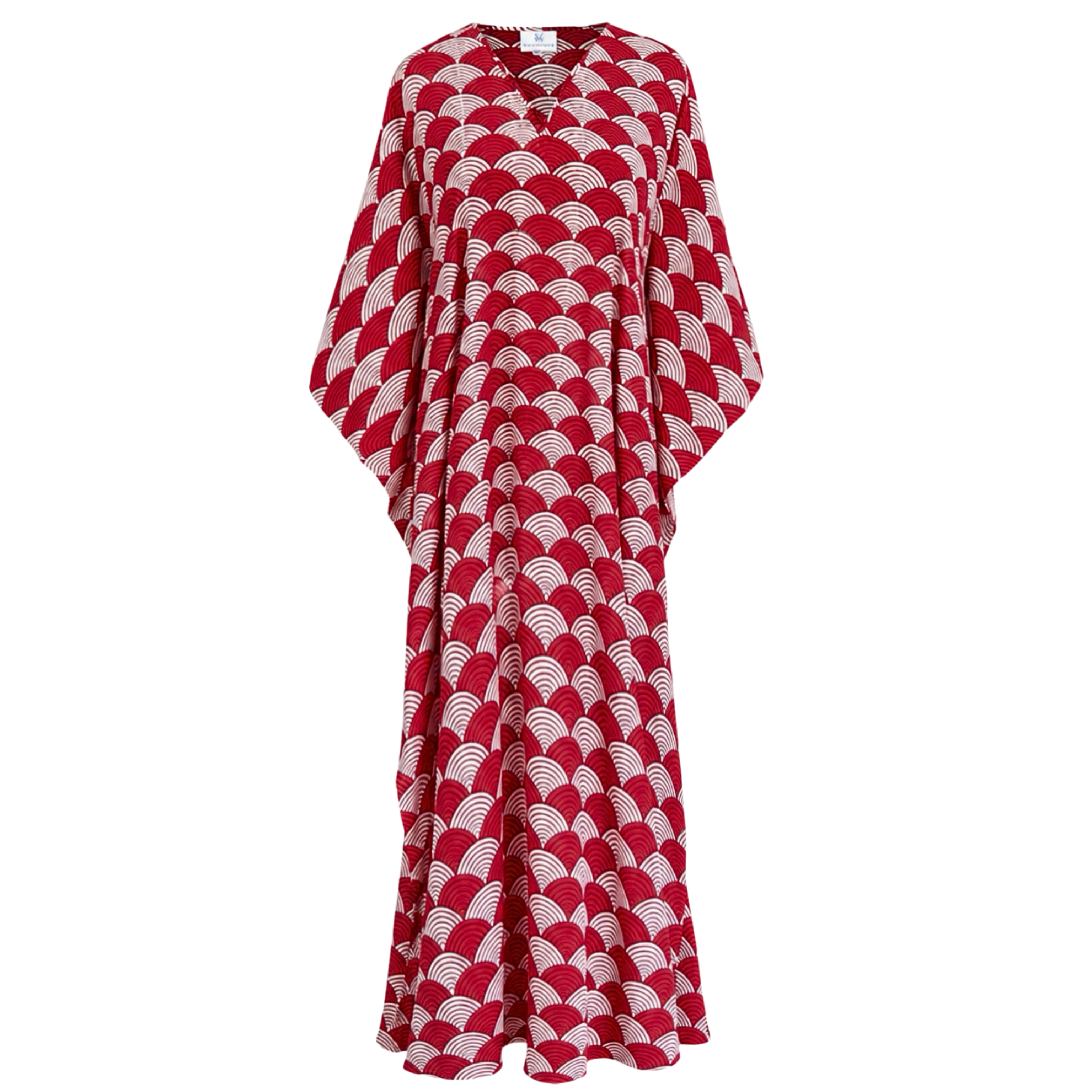La Scala Red Pax Relax Kaftan Dress