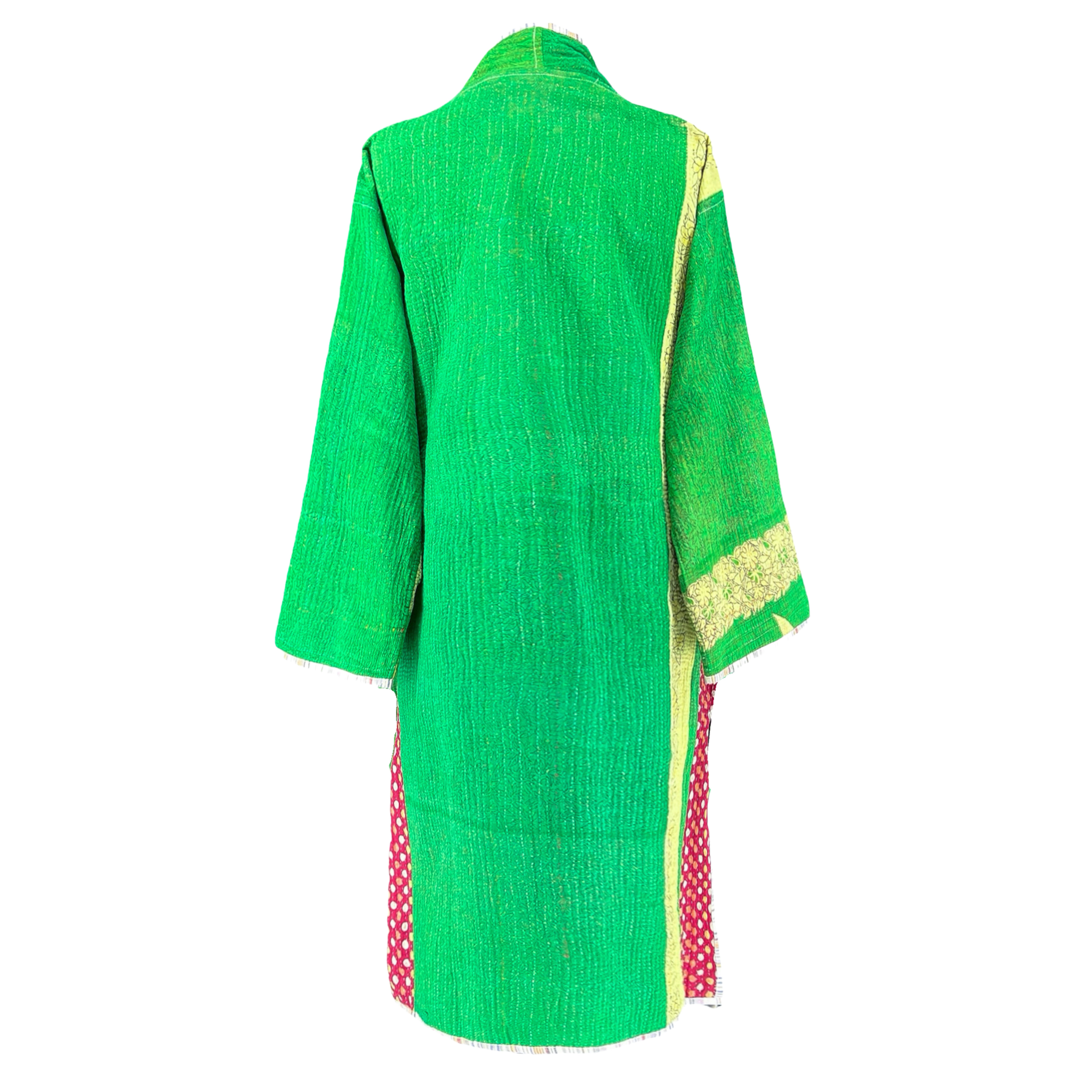 Kalapathar Cotton Kantha Coat One of a Kind