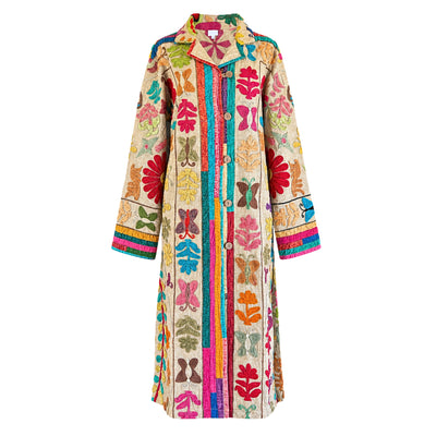 Charvi Embroidered Butterfly Coat One of a Kind