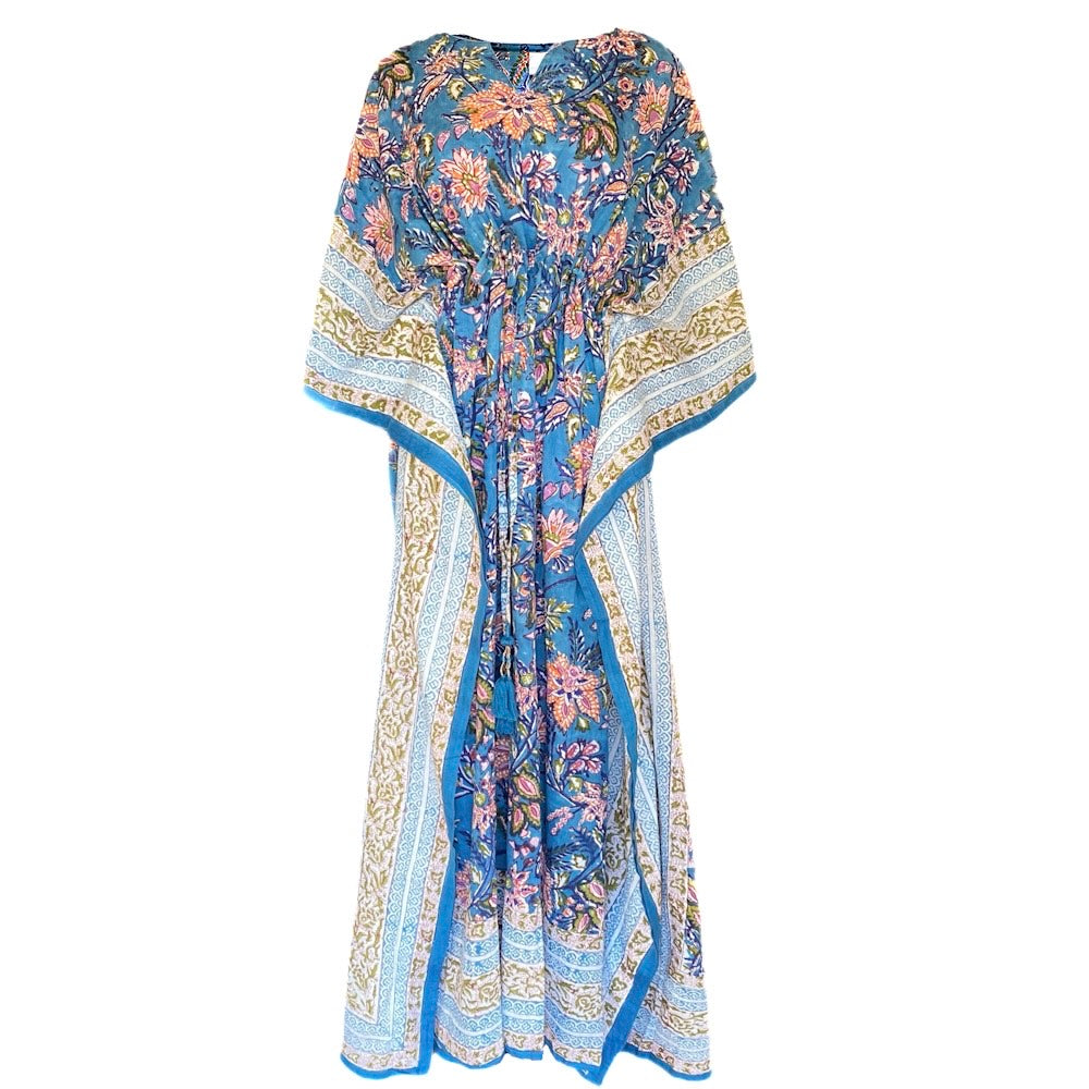 Moorea Floral Maxi Kaftan Dress