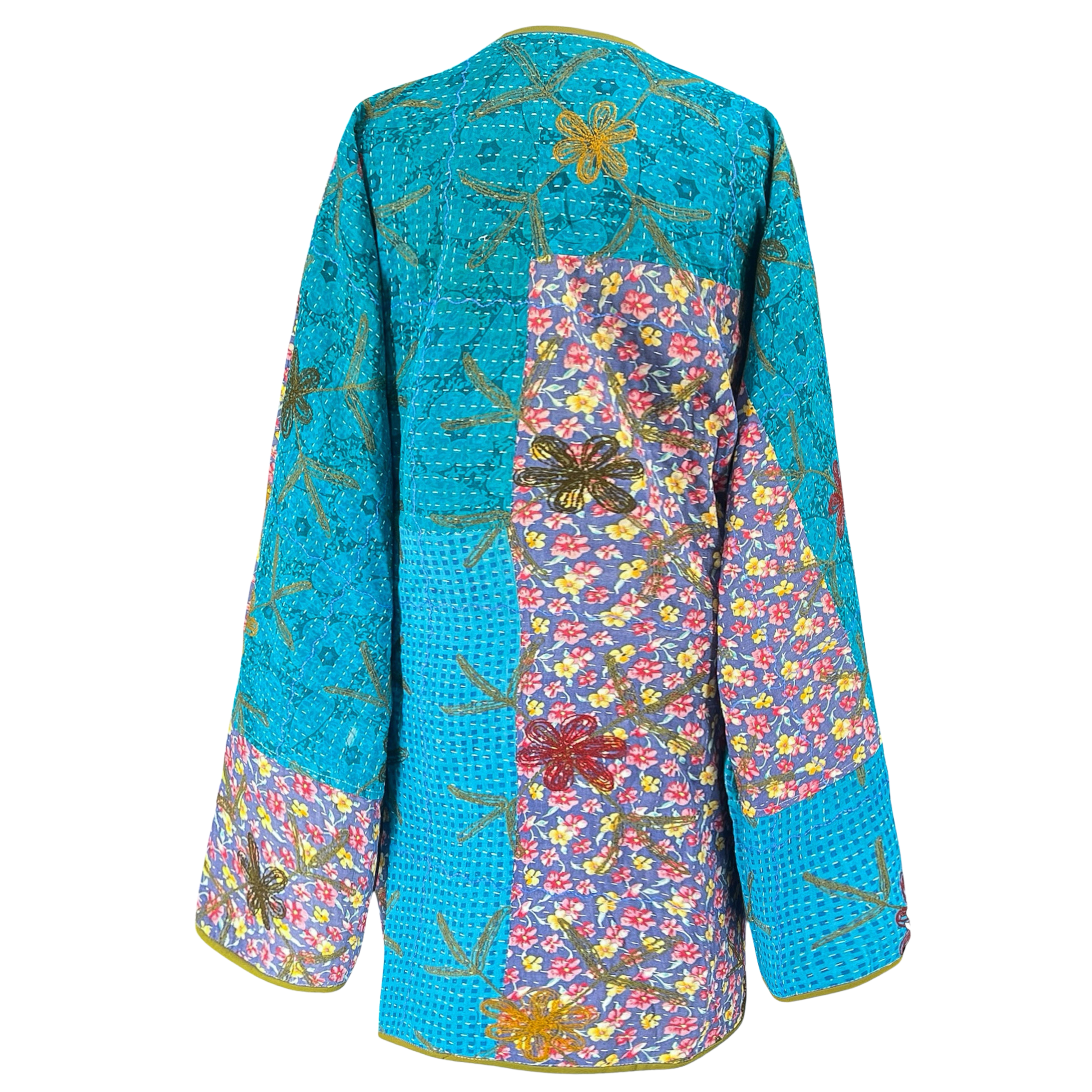 Howrah Embroidered Kantha Coat One of a Kind