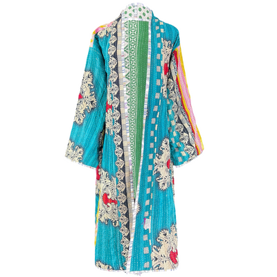 Kizhunna Cotton Kantha Coat One of a Kind