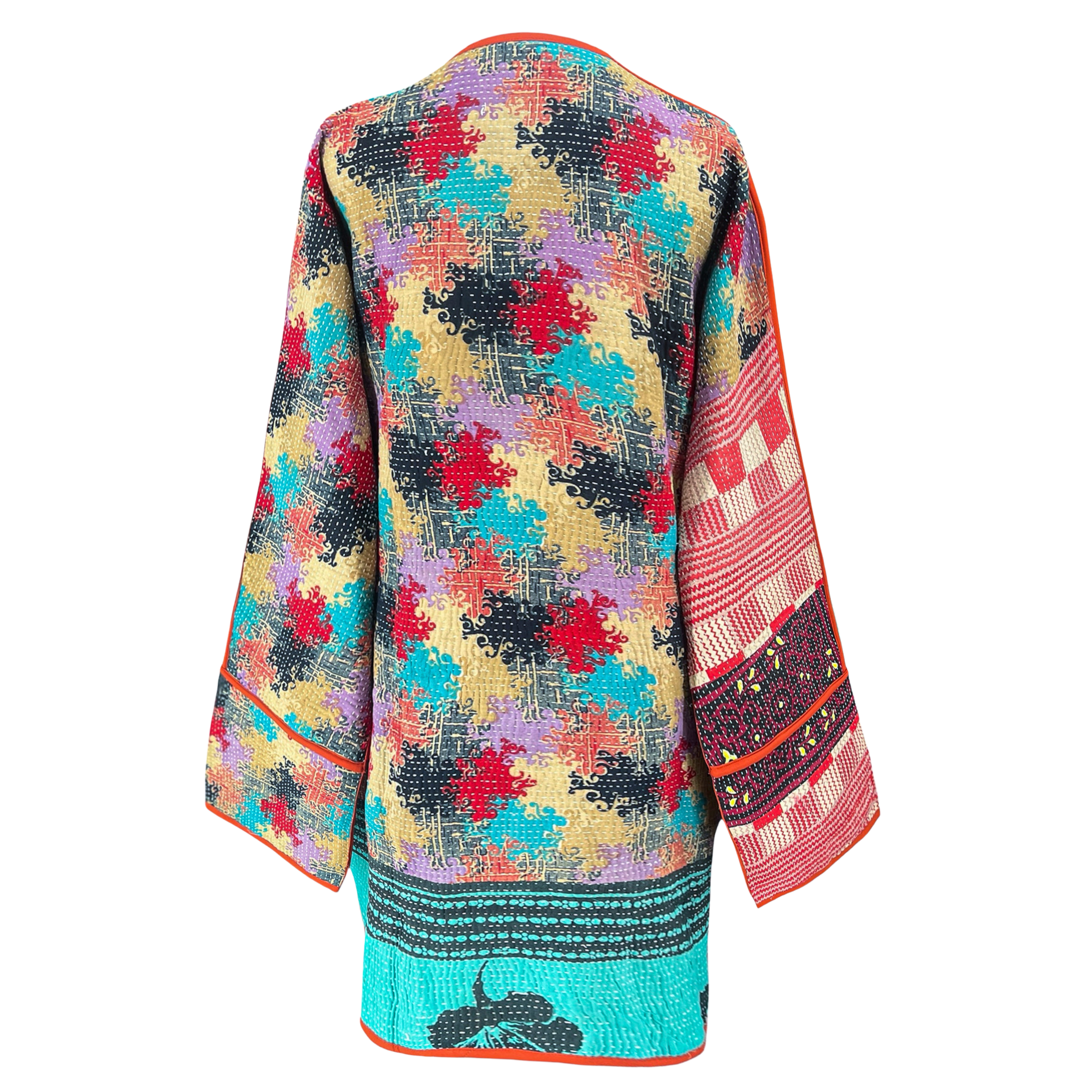Khulna Floral Kantha Coat One of a Kind