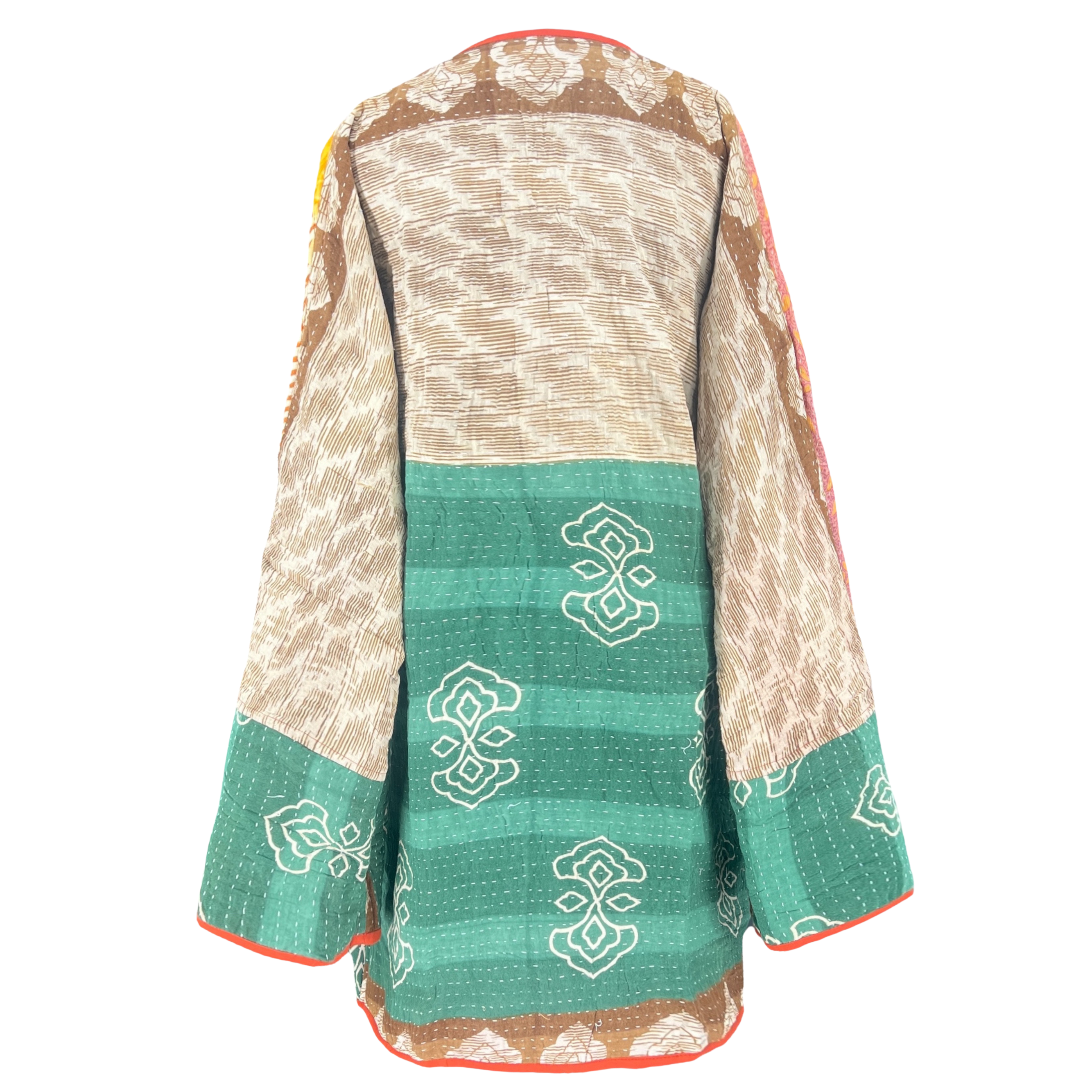 Baga Cotton Kantha Coat One of a Kind