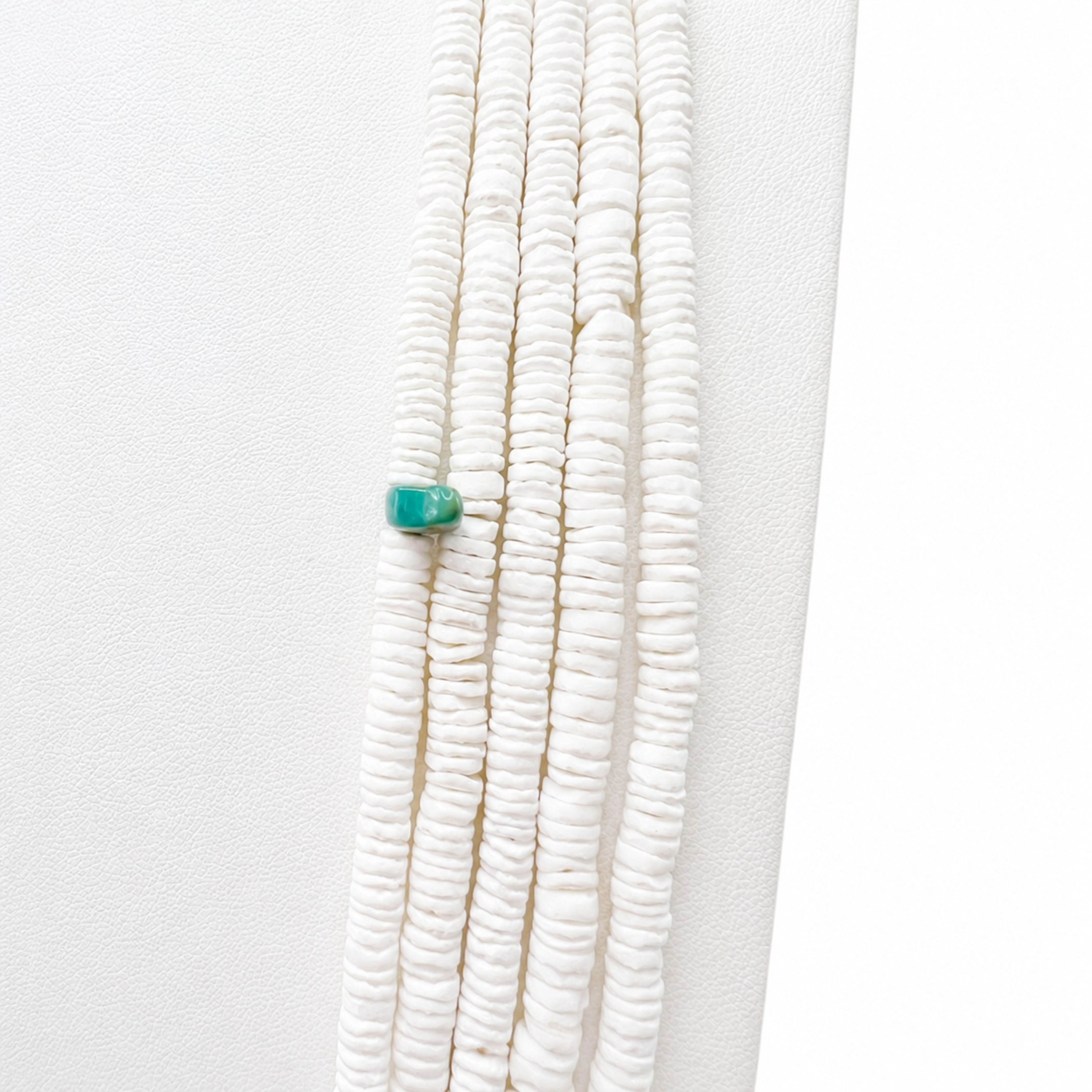 White Clam Shell Necklace Santo Domingo