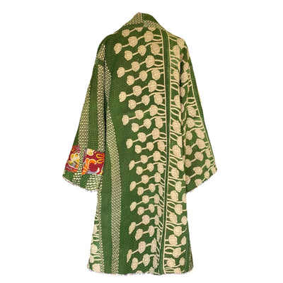 Ishika Reversible Kantha Coat One of a Kind