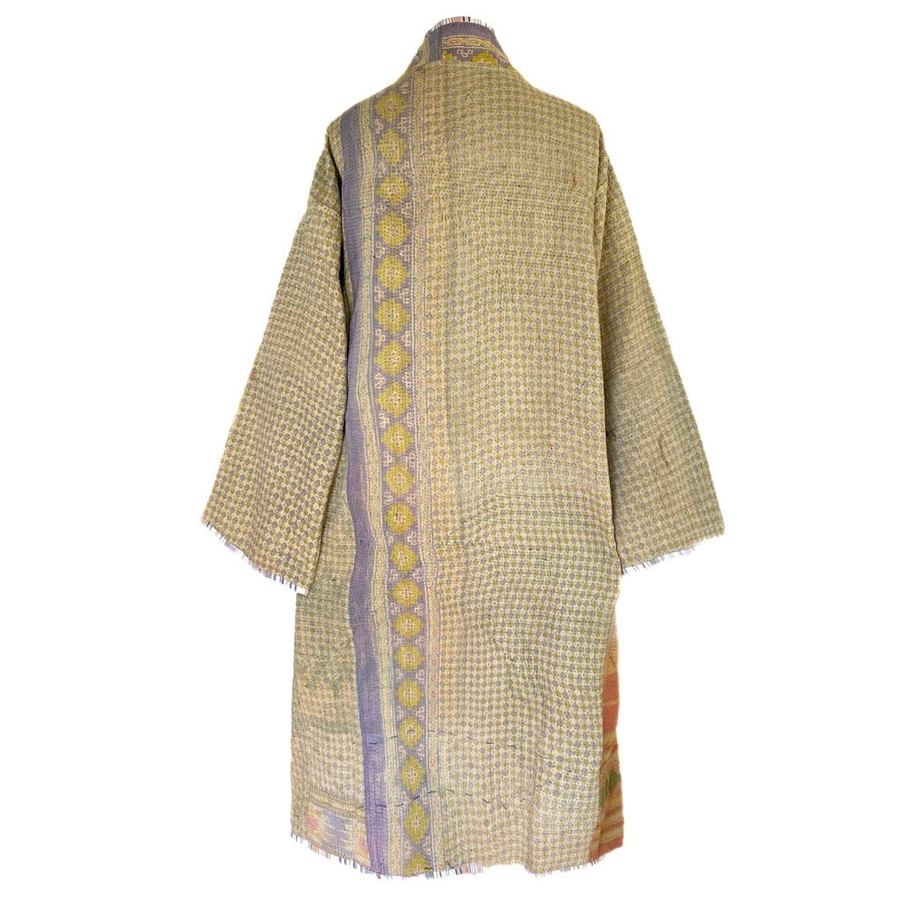 Megha cotton quilted vintage kantha coat