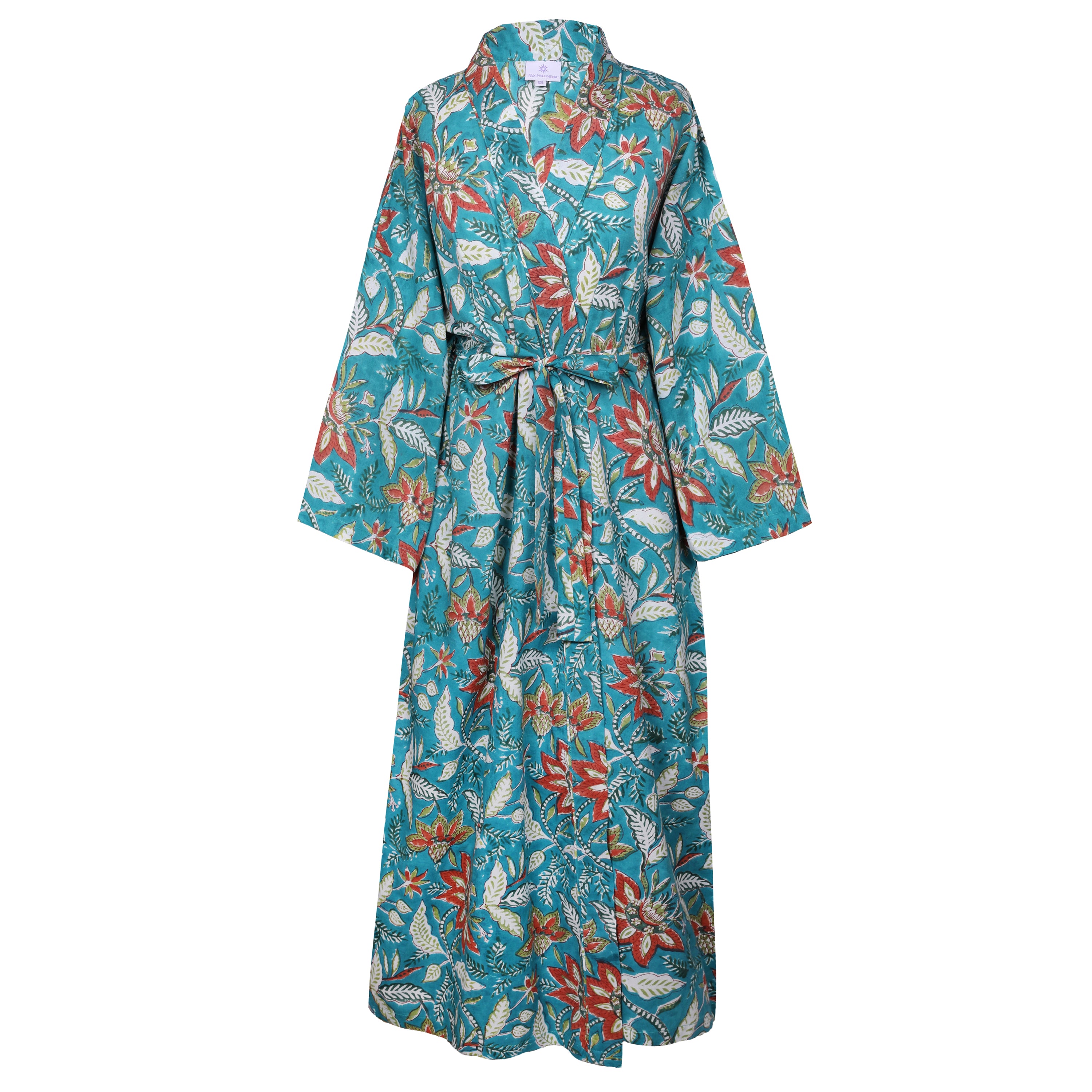 Catherine Floral Cotton Dress Robe