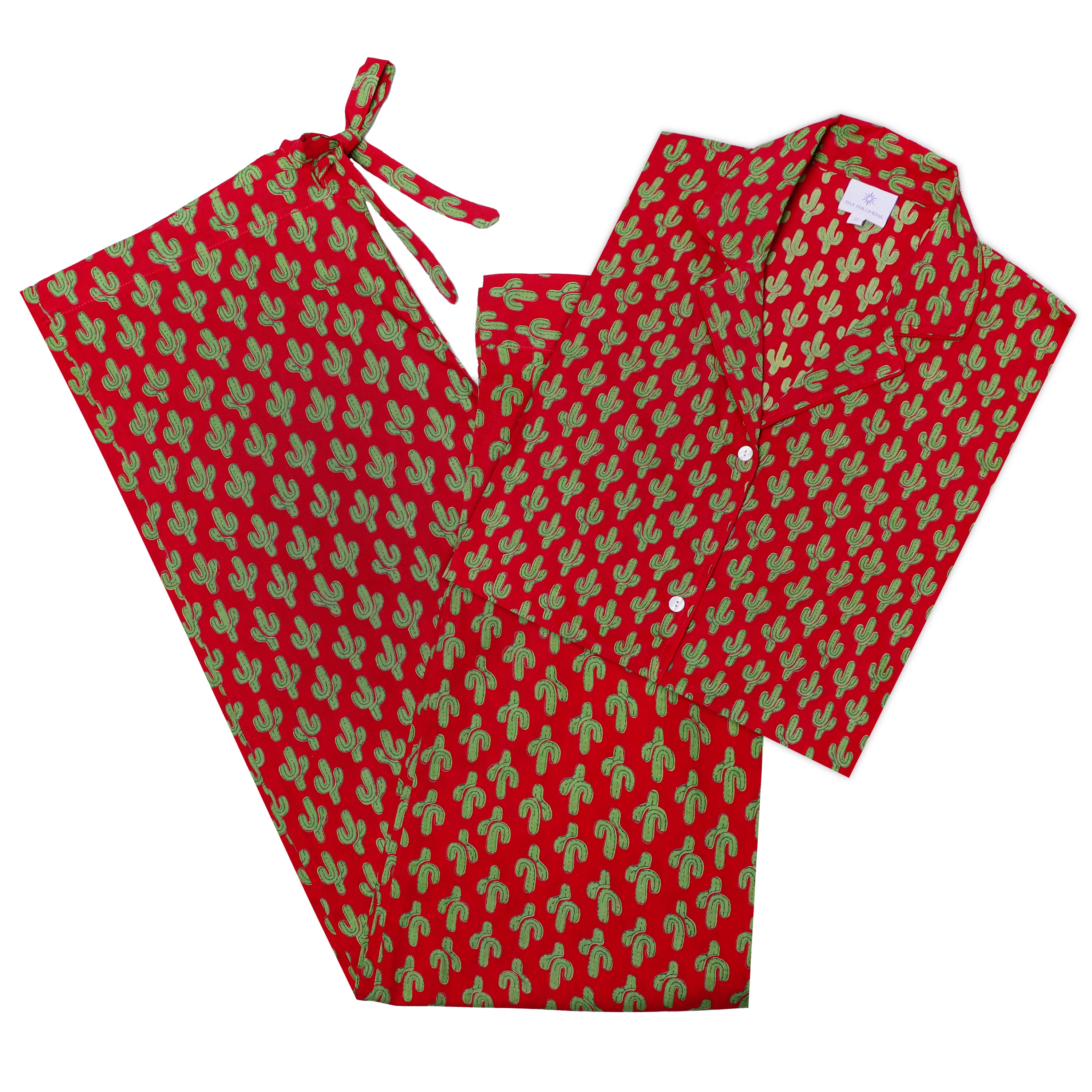 Christmas Prickly Pax Cactus Pajamas