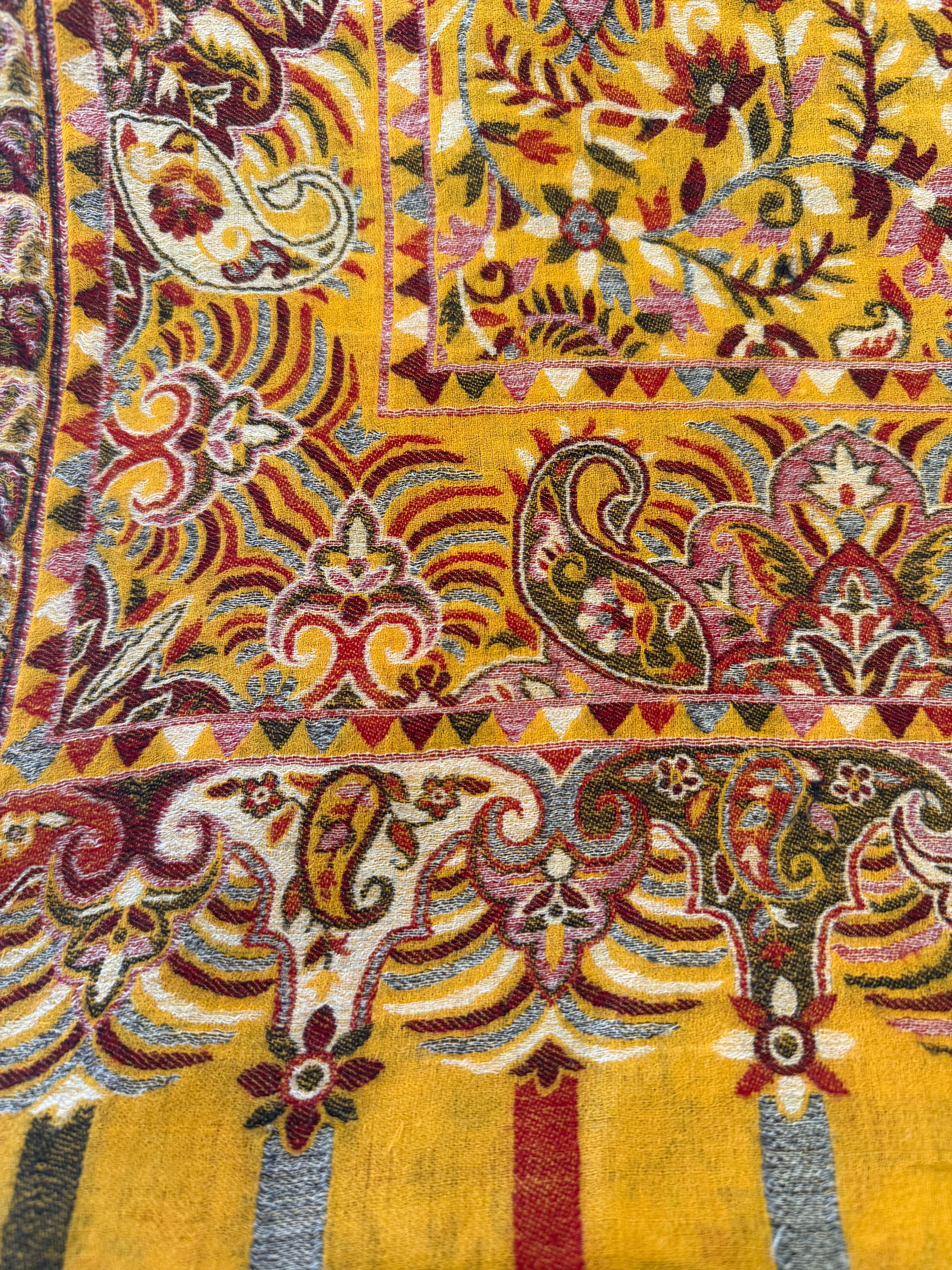 Umaid Bhawan Palace Fine Wool Kani Shawl One of a Kind