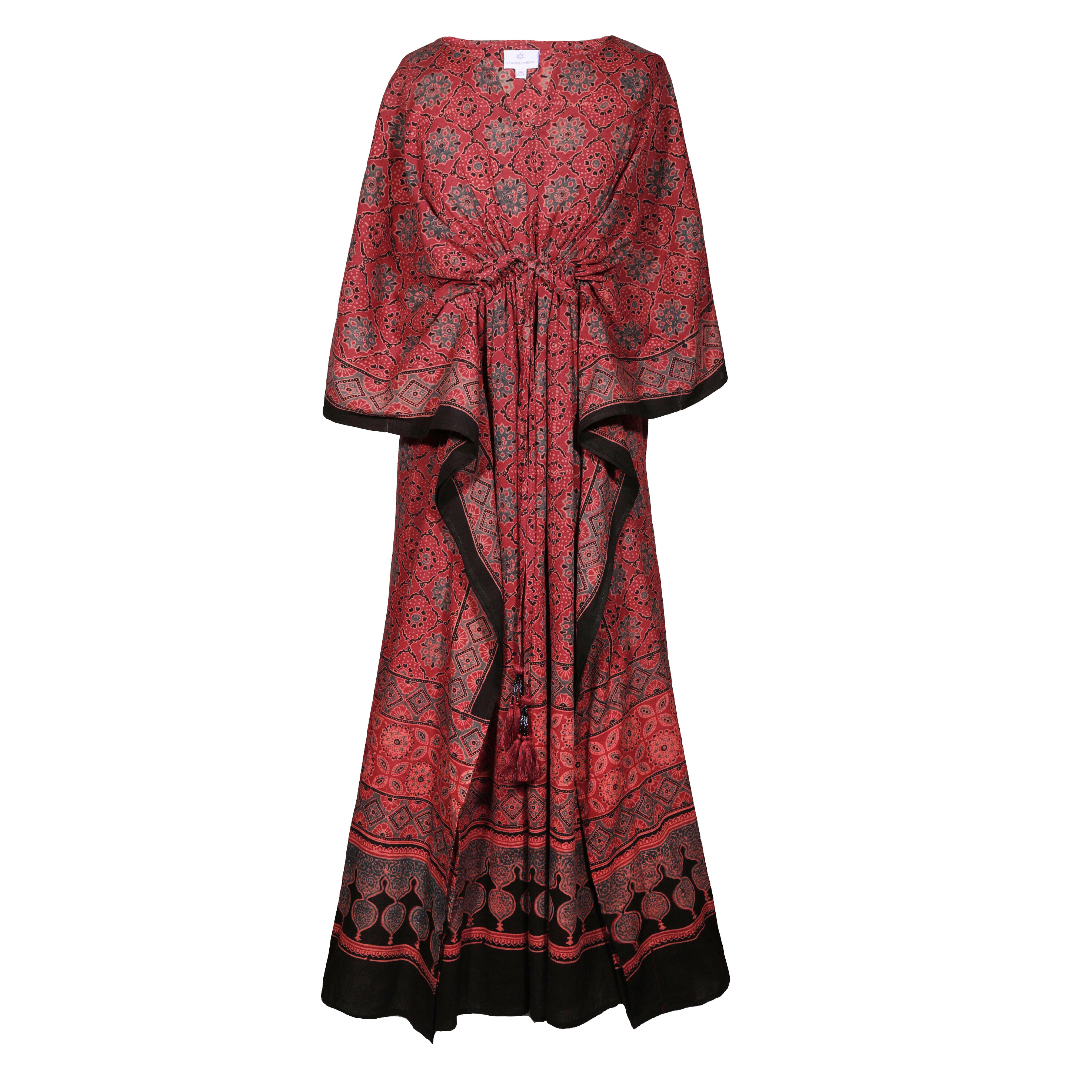 Maharashtra Maxi Kaftan Dress Natural Dyes