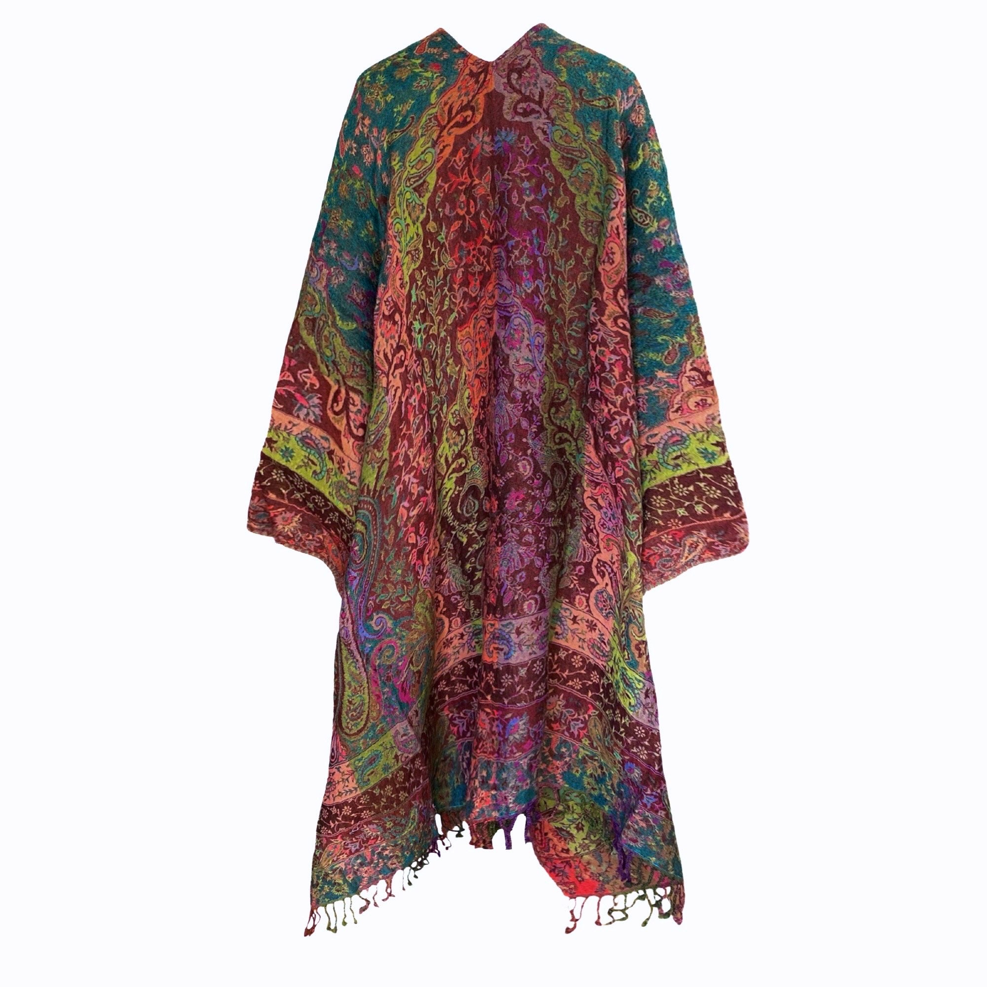 Joseph's Coat Boiled Wool Poncho