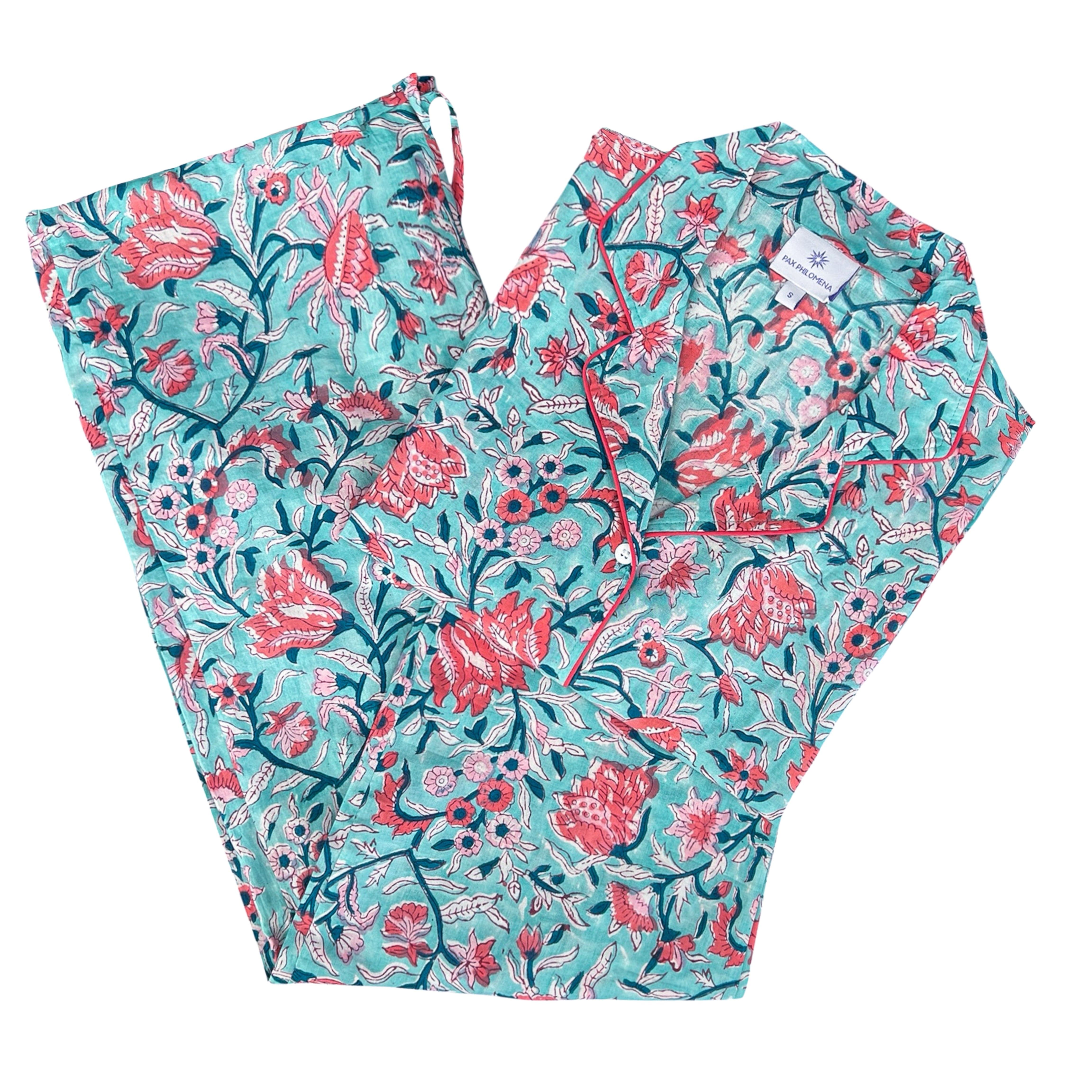 Felicity Floral Cotton Pajamas Long Sleeve