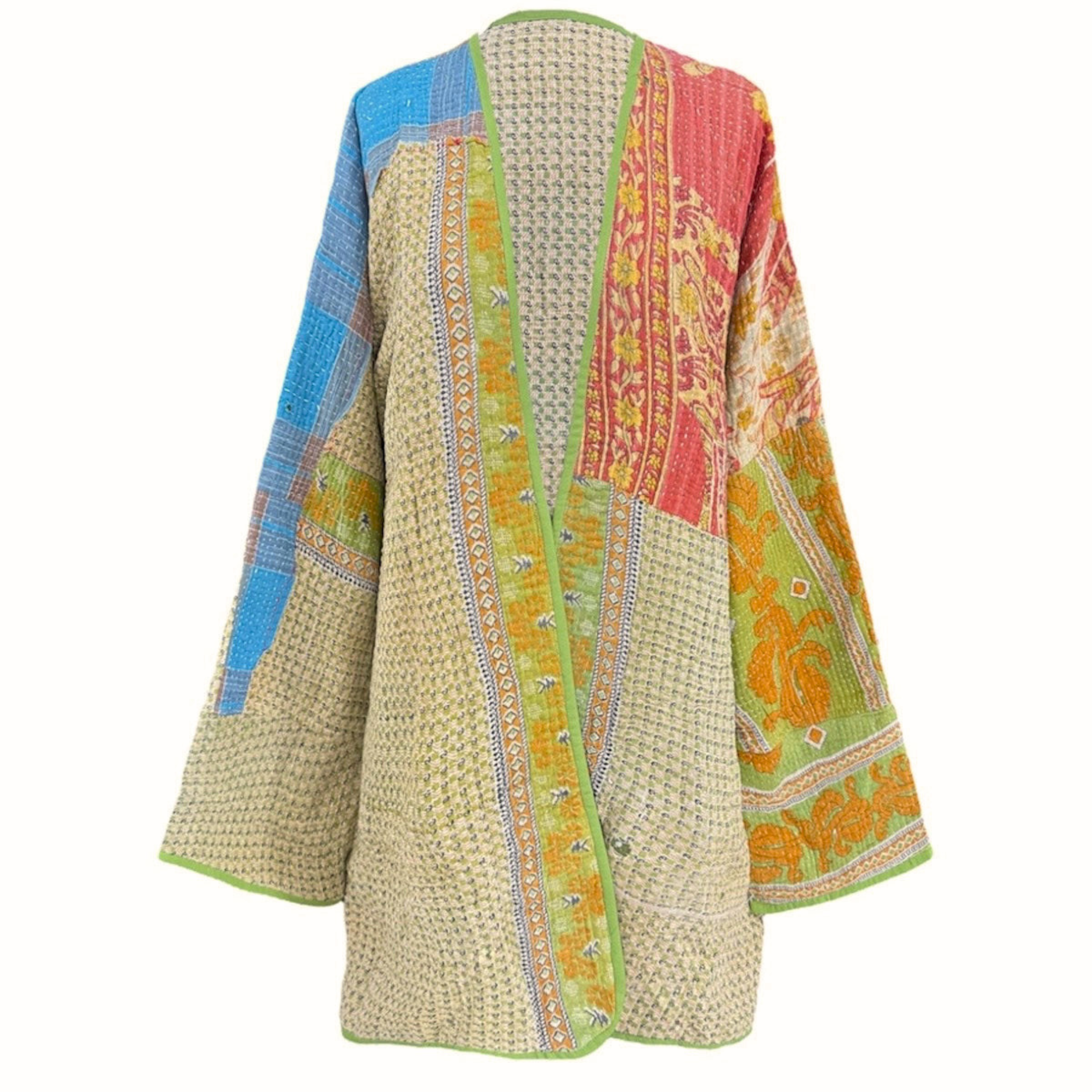 Agonda Cotton Kantha Jacket One of a Kind