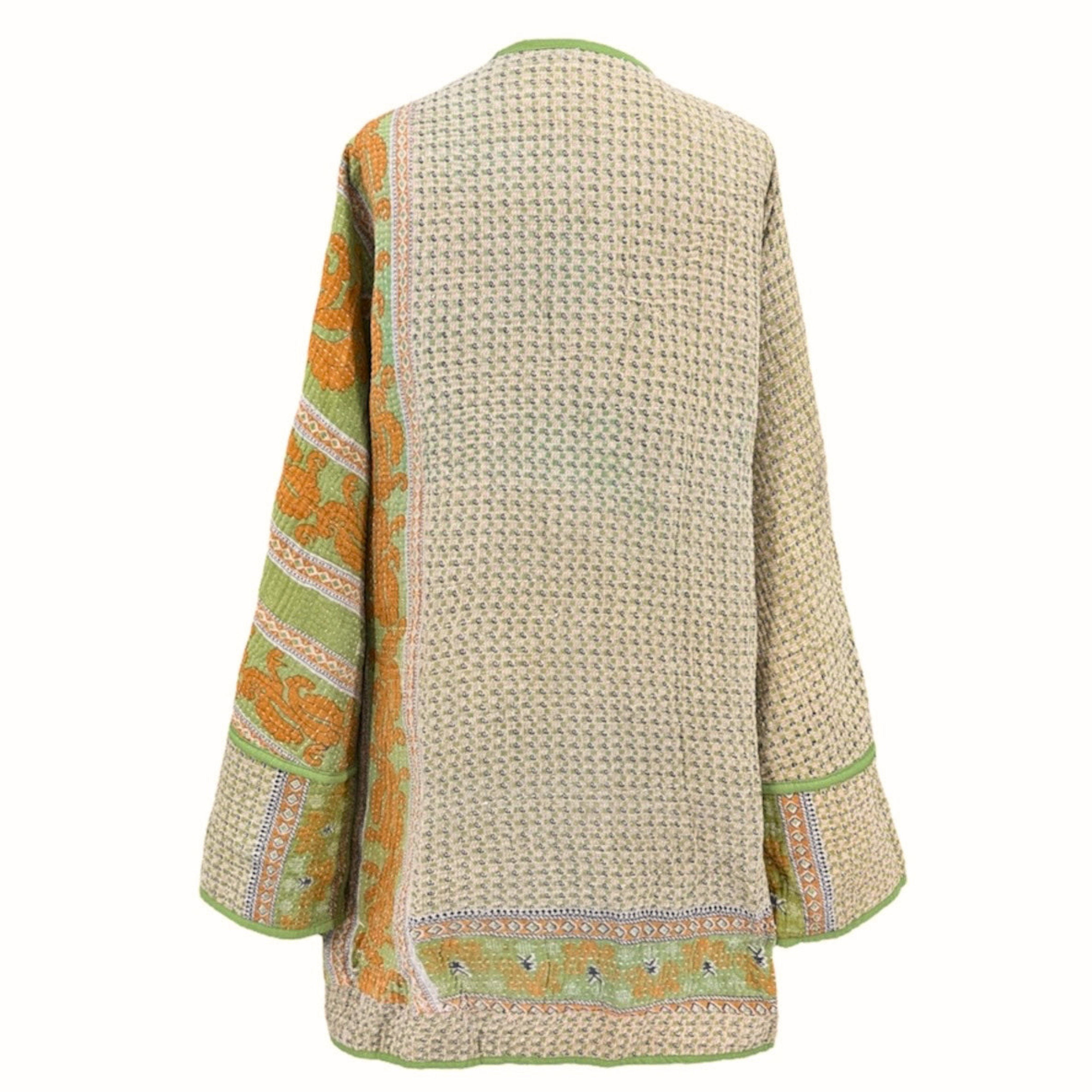 Agonda Cotton Kantha Jacket One of a Kind
