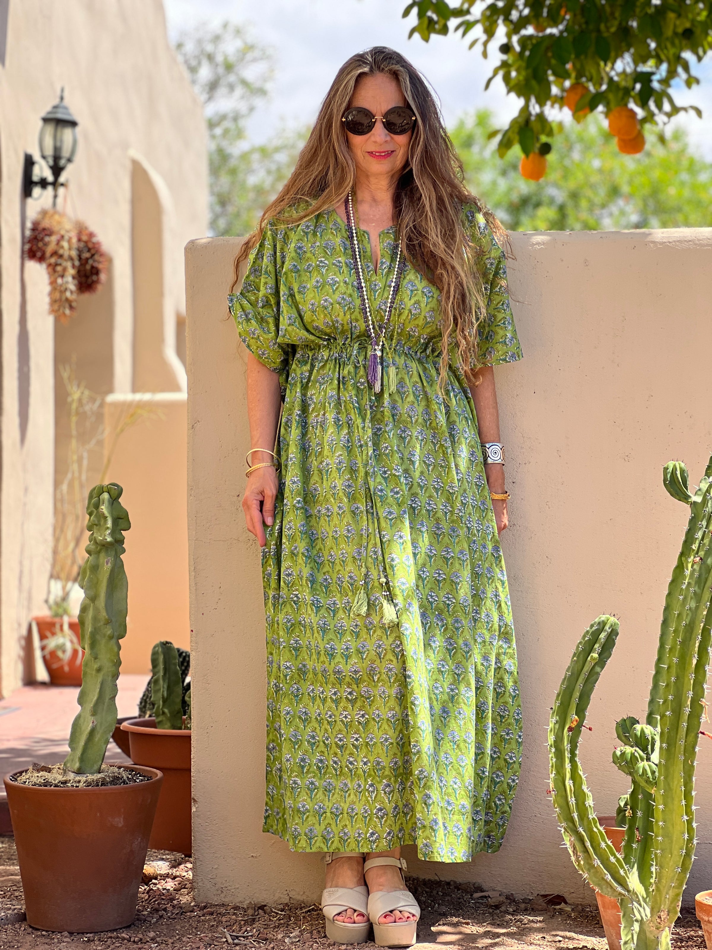 Bembridge Floral Midi Kaftan Dress
