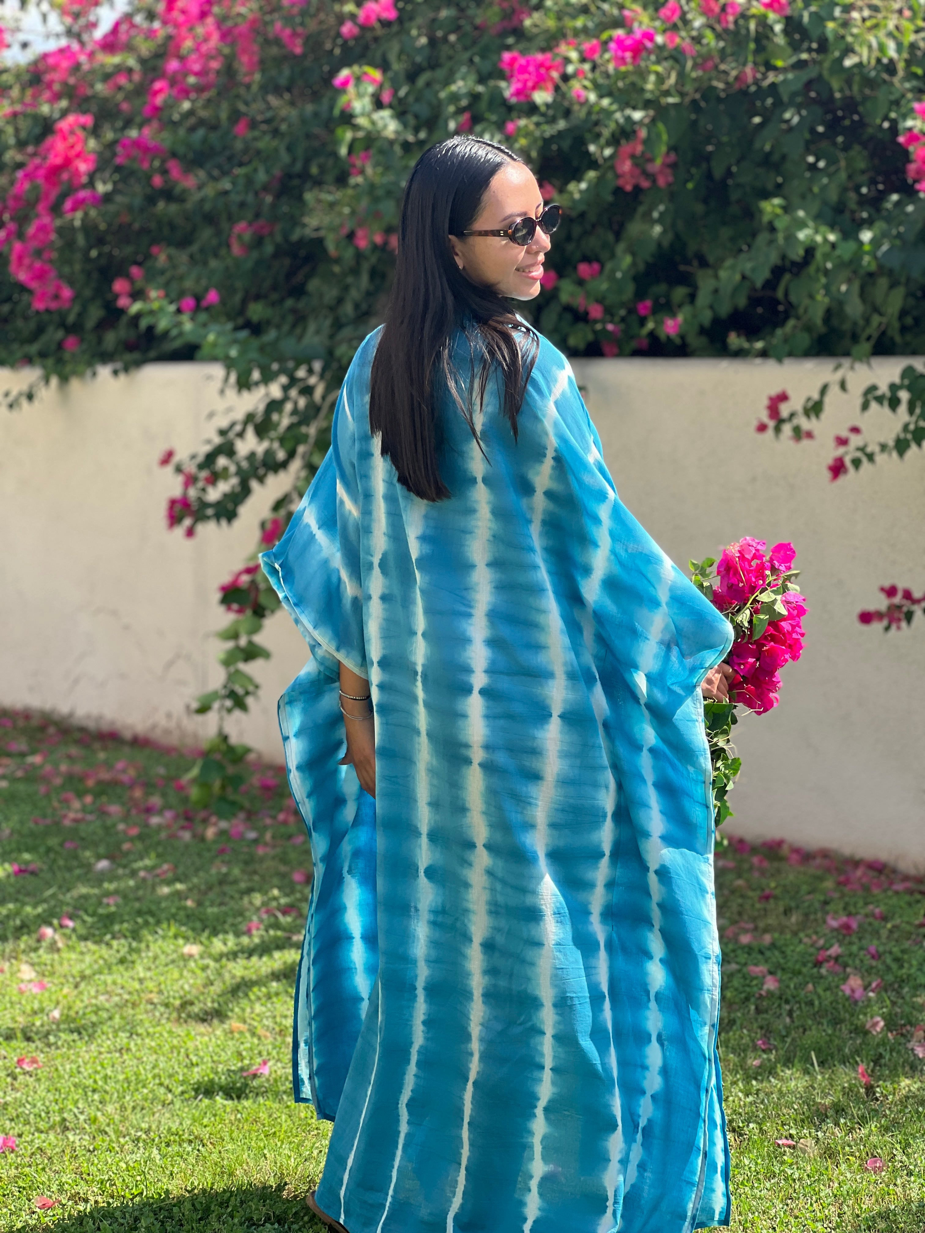 Corsica Shibori Beach Duster