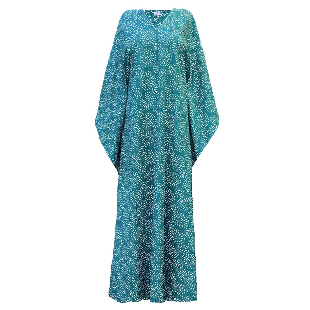 Teal Ronnie Pax Relax Kaftan