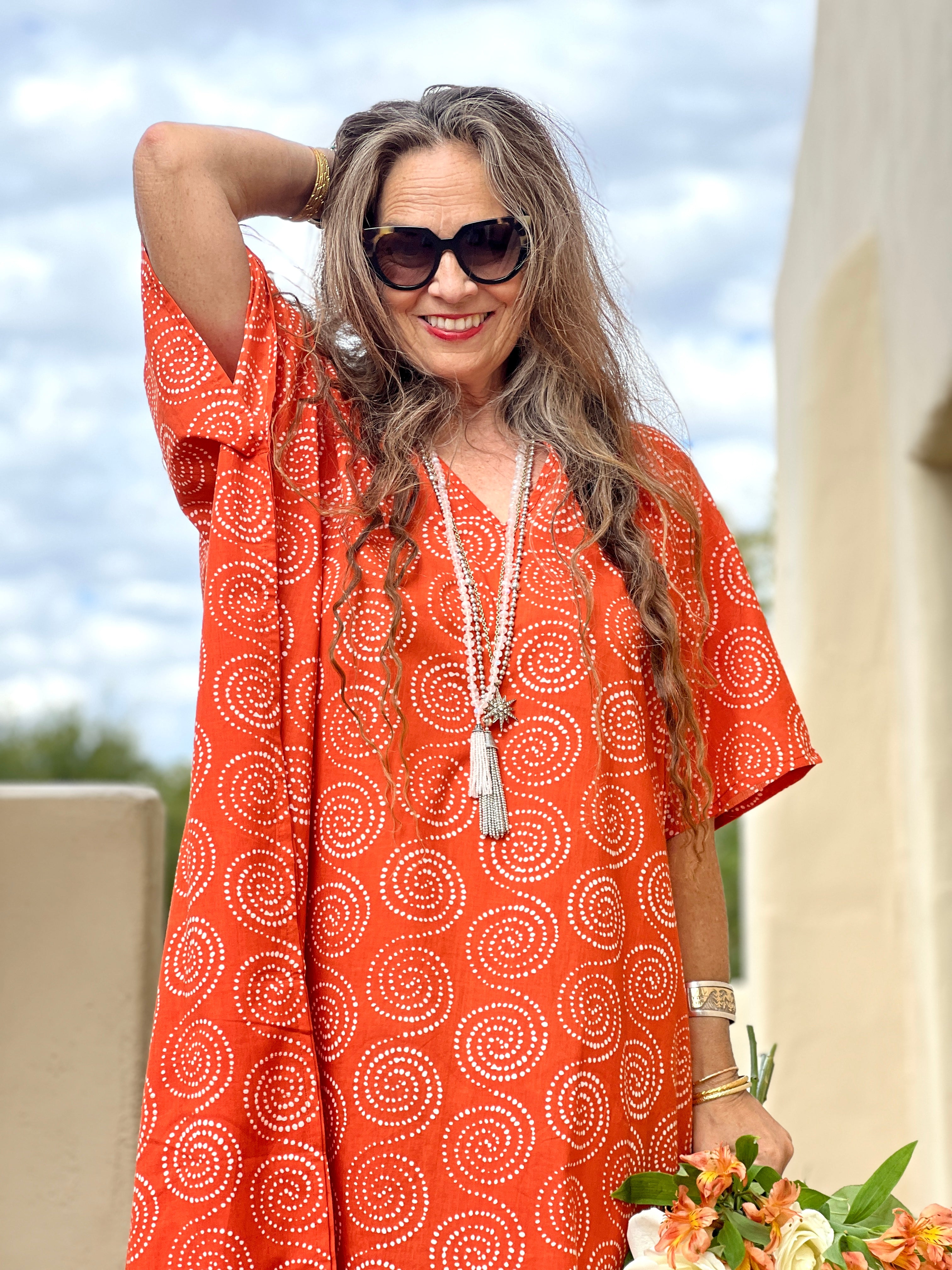 Orange Karma Pax Relax Kaftan