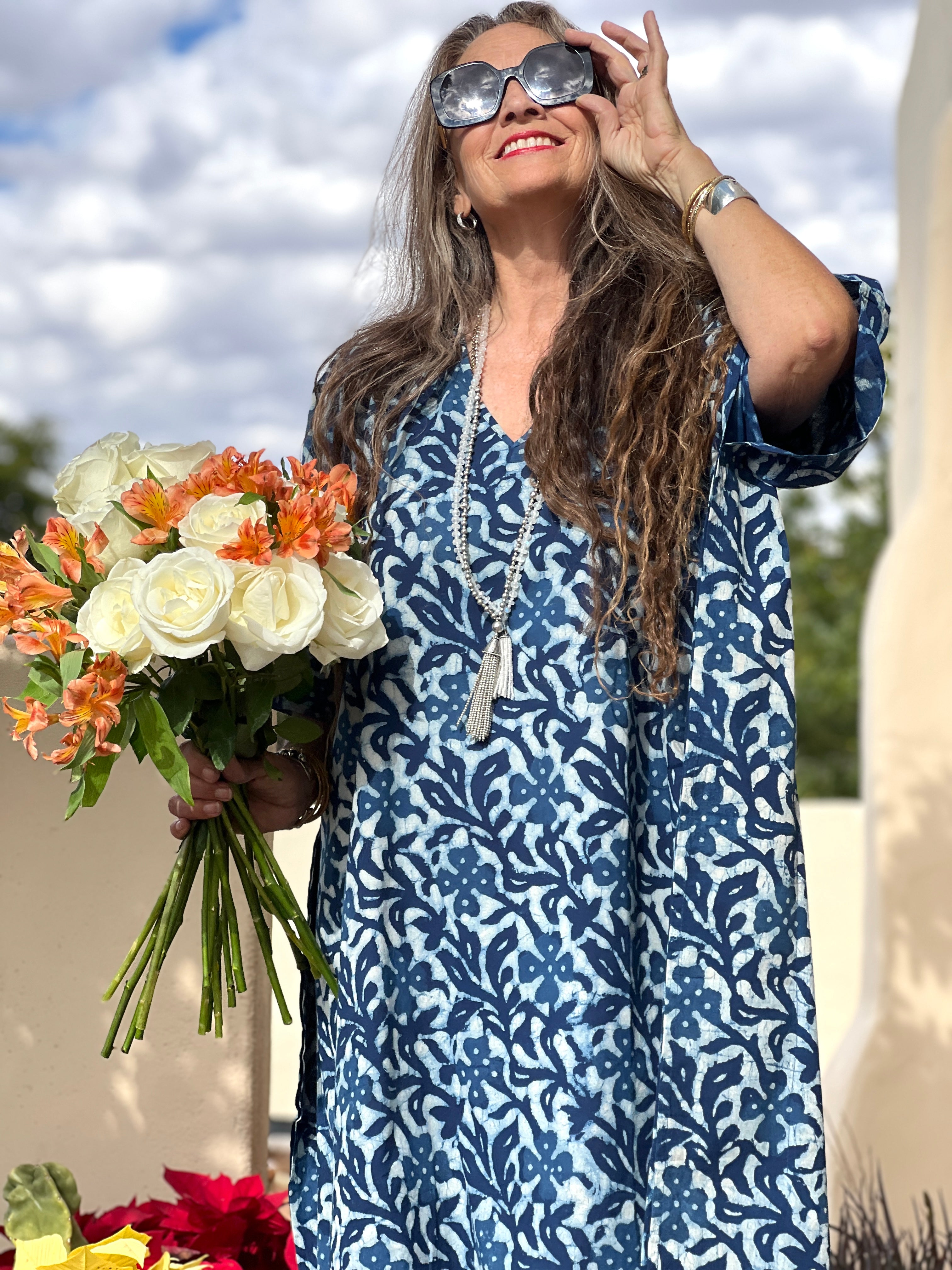 Isadora Pax Relax Indigo Kaftan