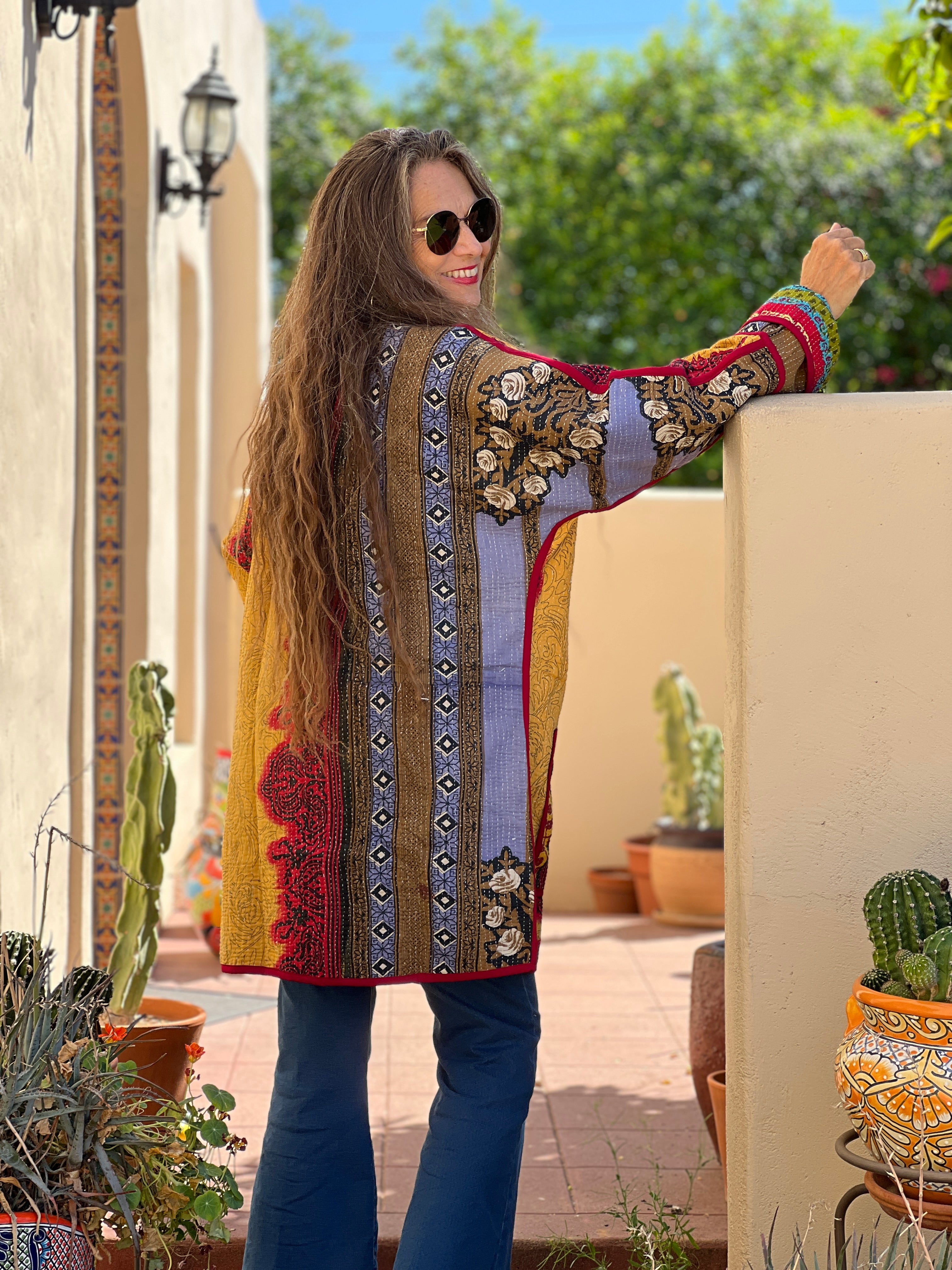 Asansol Kantha Coat One of a Kind