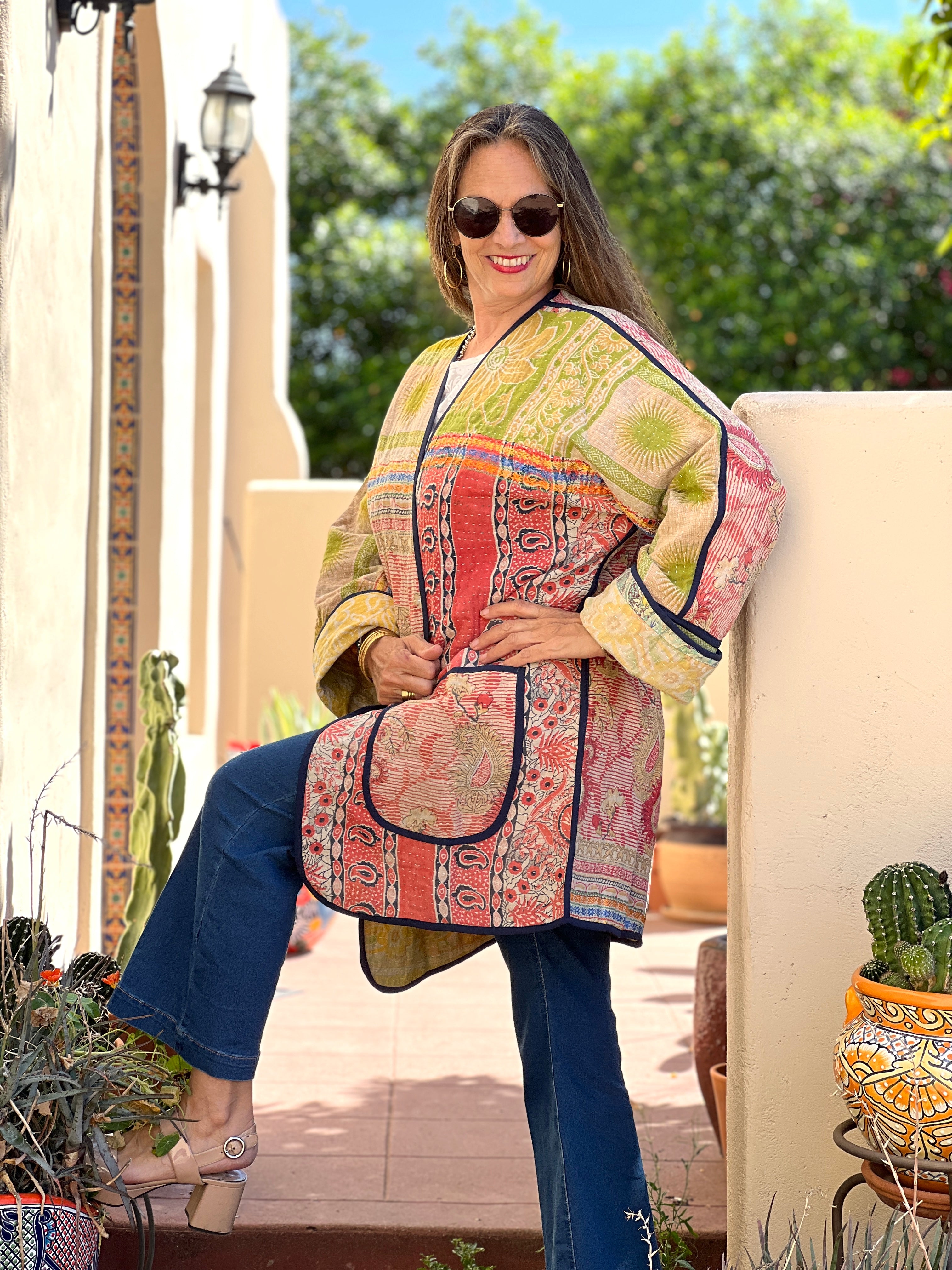 Francine Kantha Coat One of a Kind
