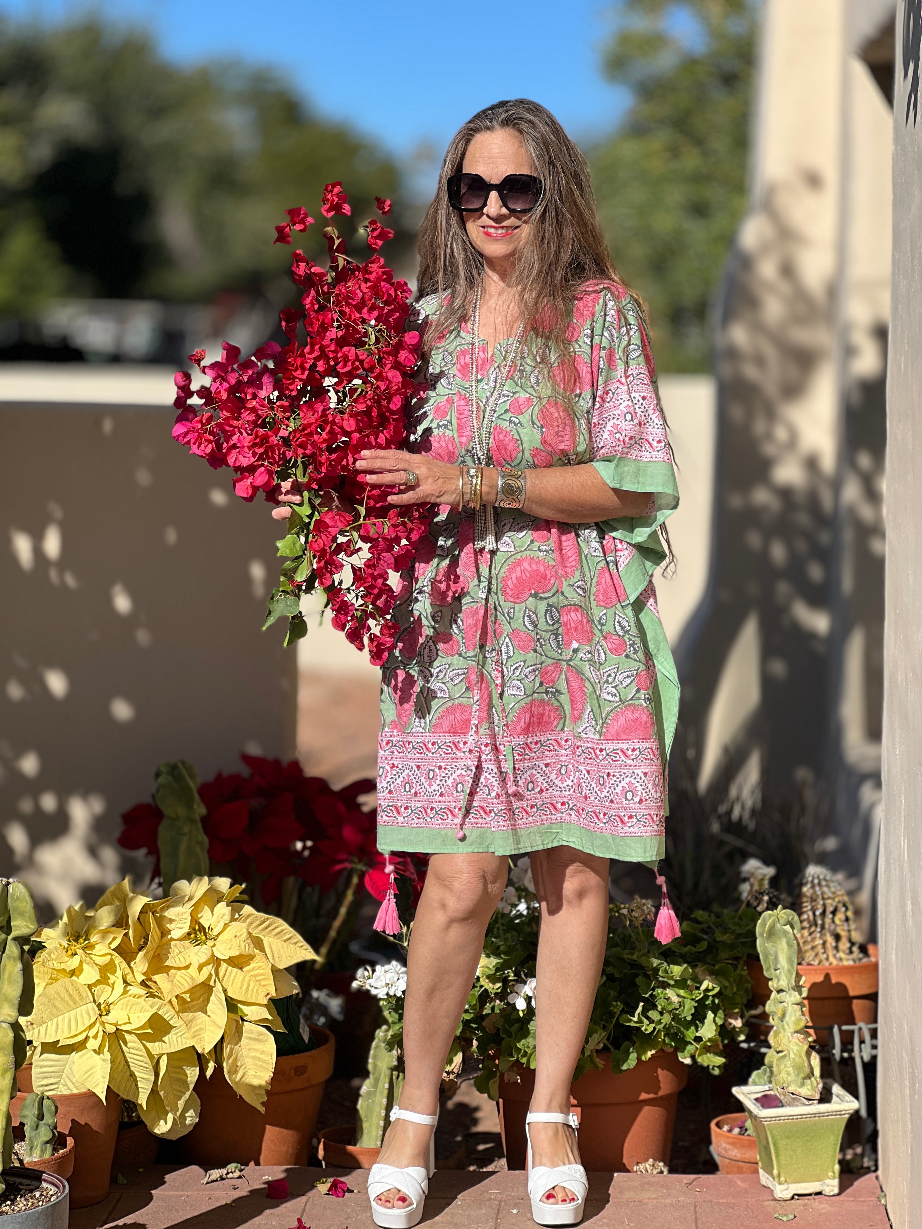 Francis Floral Midi Kaftan