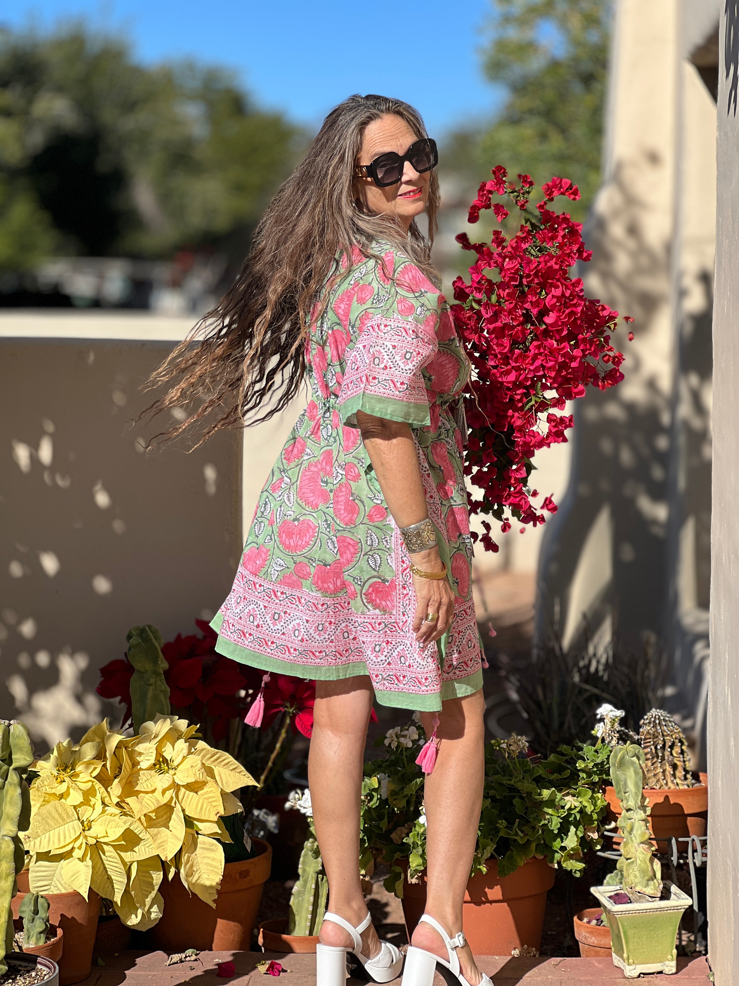 Francis Floral Midi Kaftan