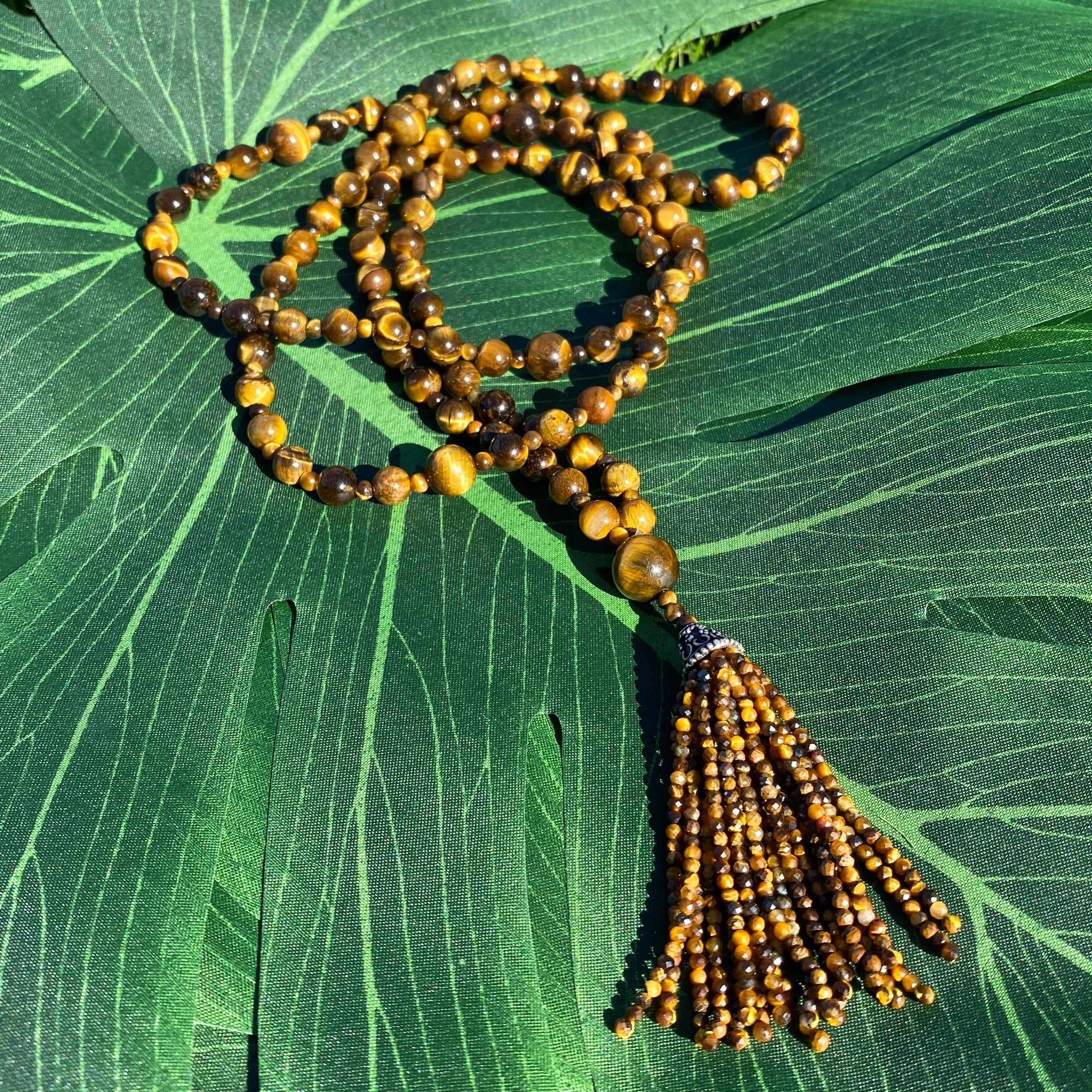 Semi Precious Tiger's Eye Mala