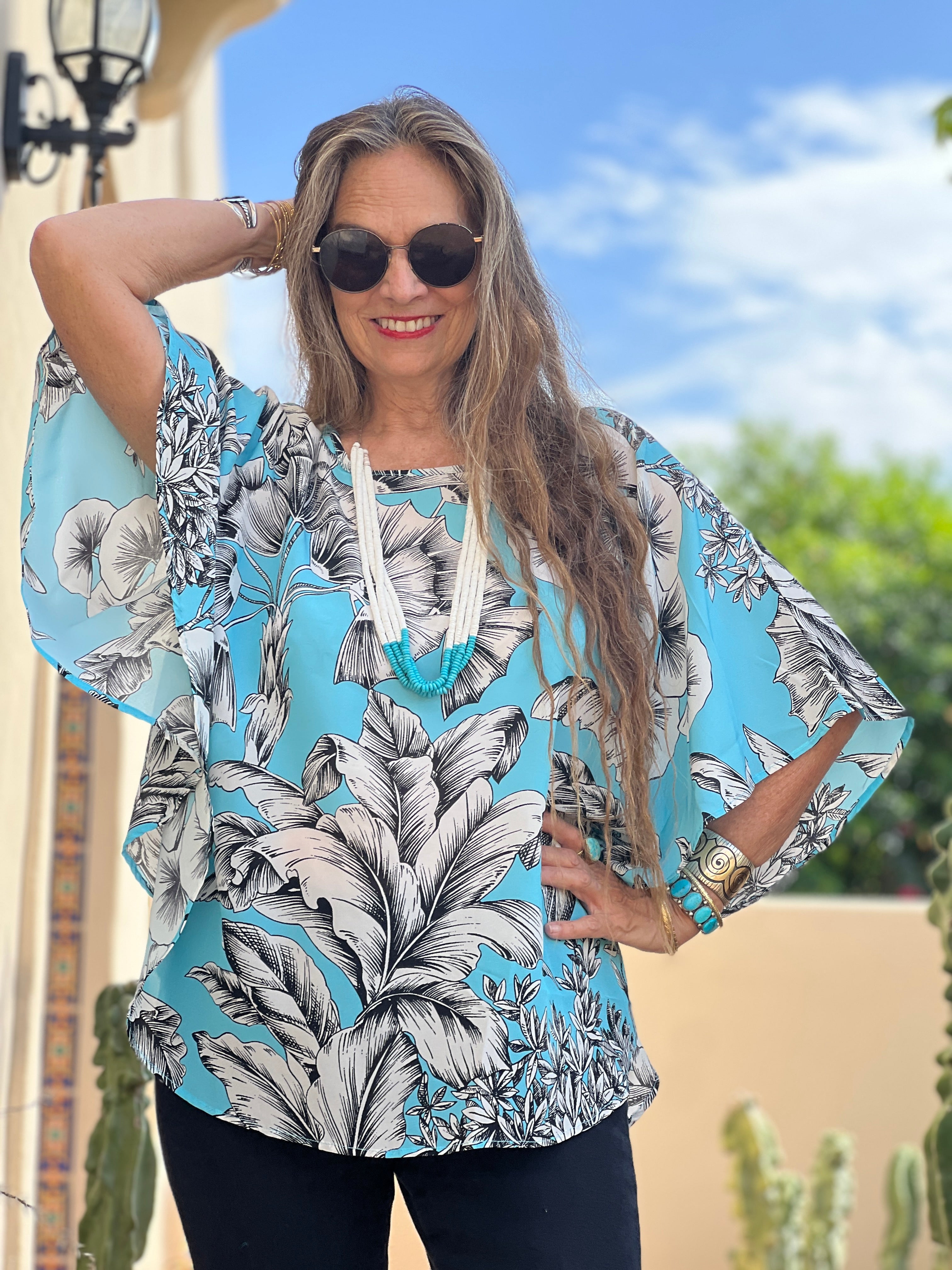 Clam Shell and Turquoise Heishi Necklace Santo Domingo