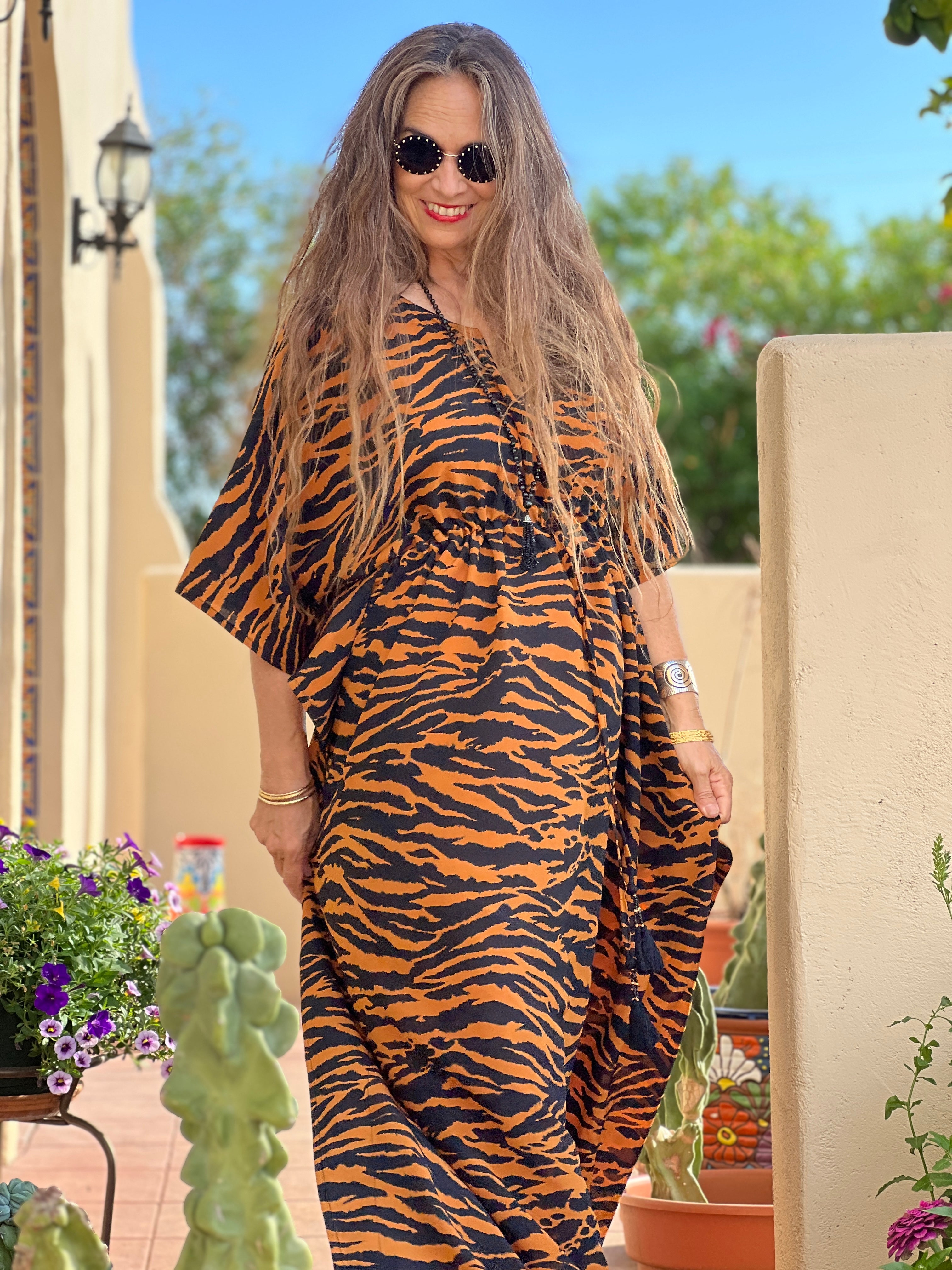 Princeton Panthera Tigris Italian Silk Maxi