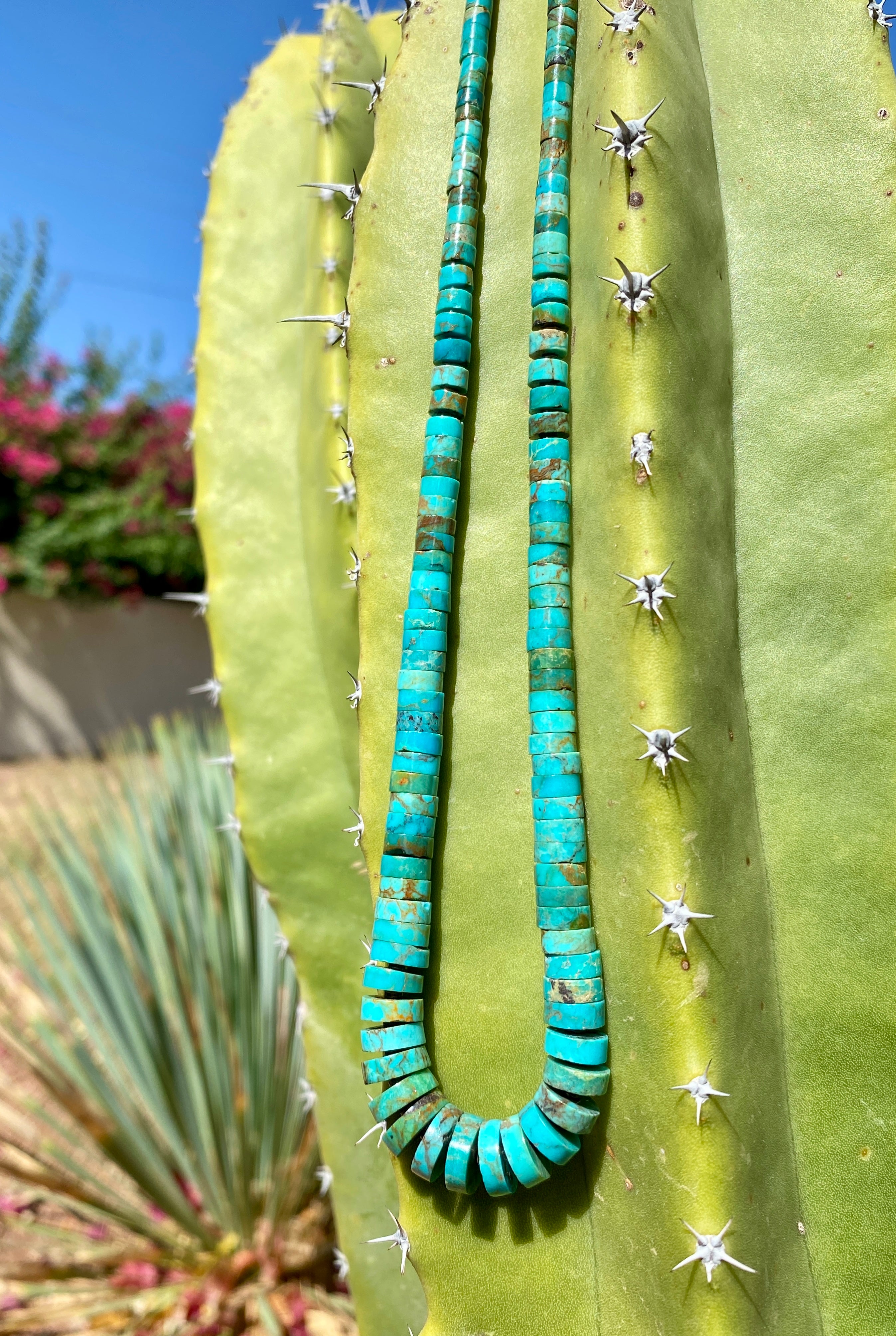 Kingman Turquoise Necklace Santo Domingo