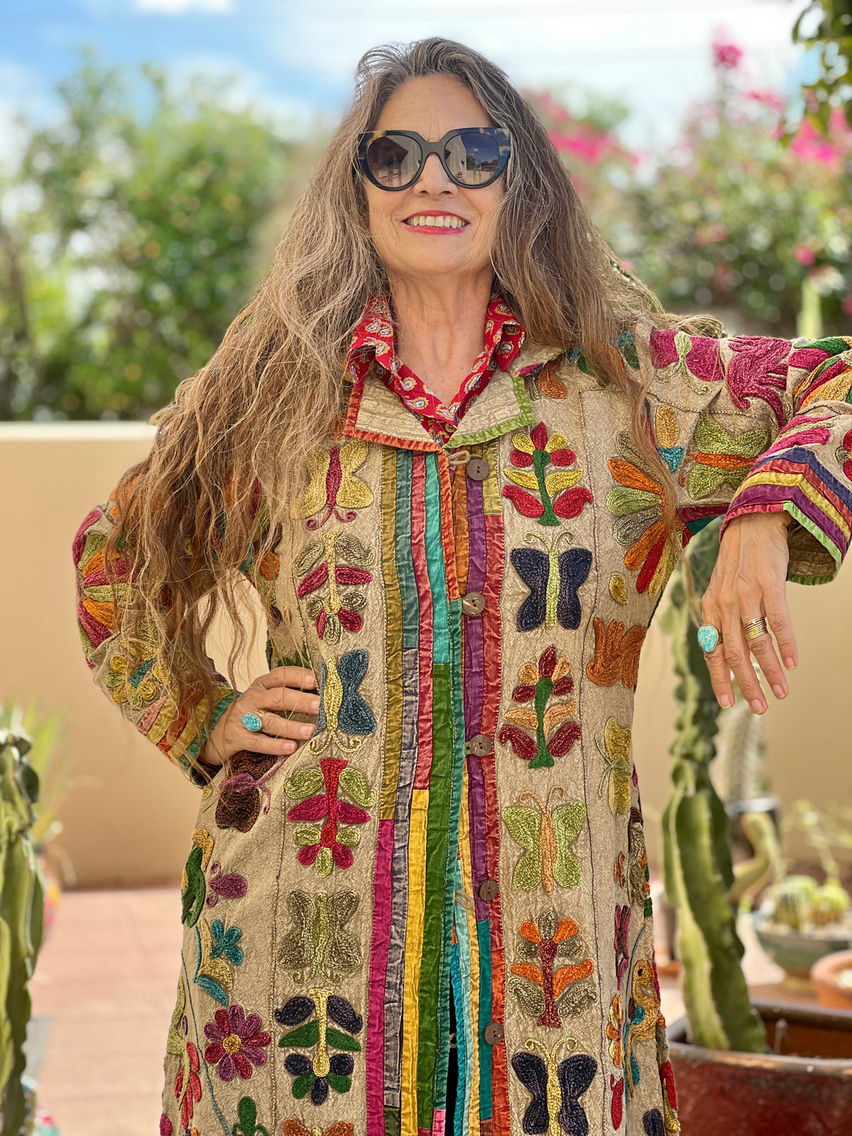 Aanya Hand Embroidered Coat One of a Kind