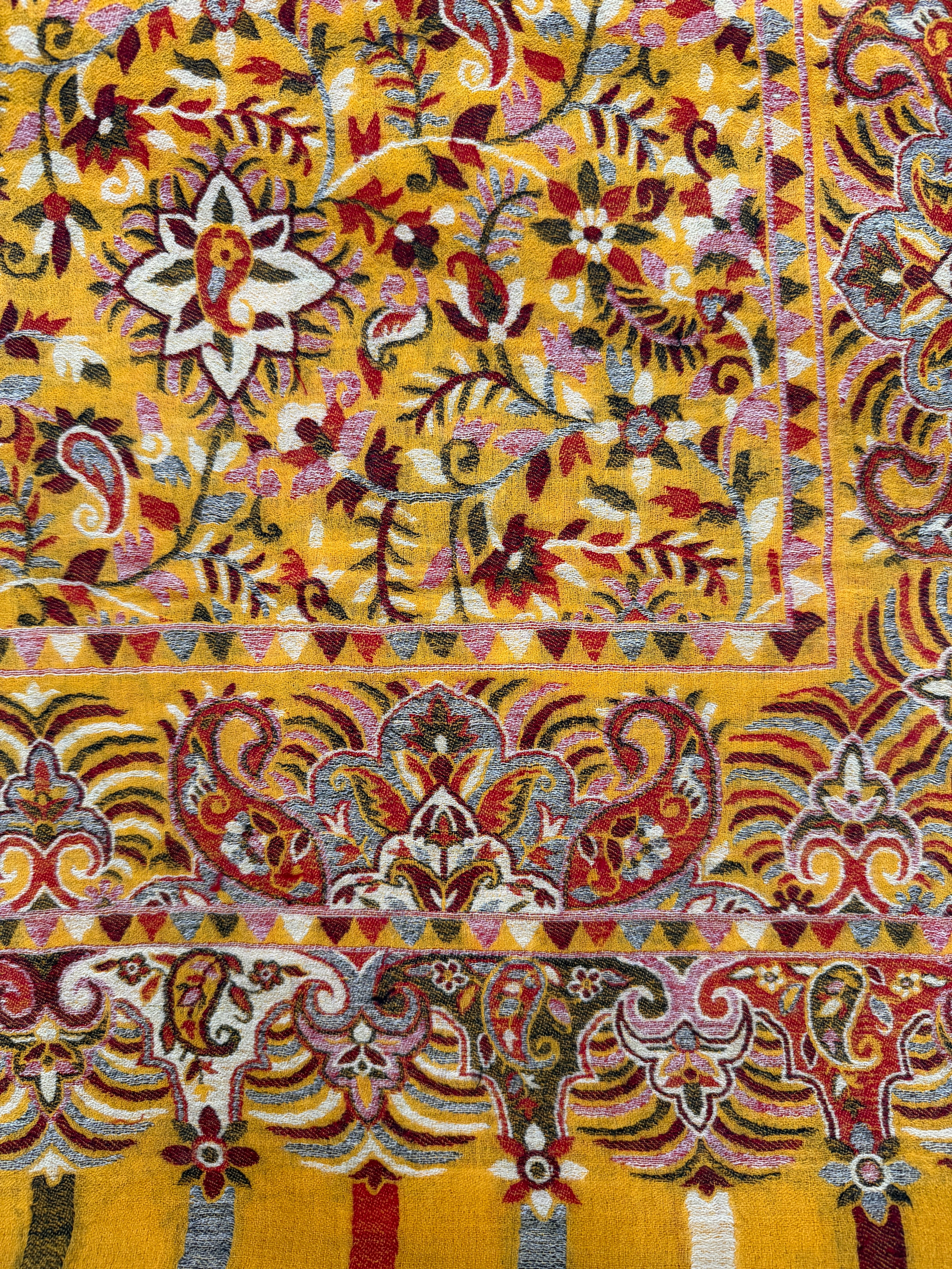 Umaid Bhawan Palace Fine Wool Kani Shawl One of a Kind
