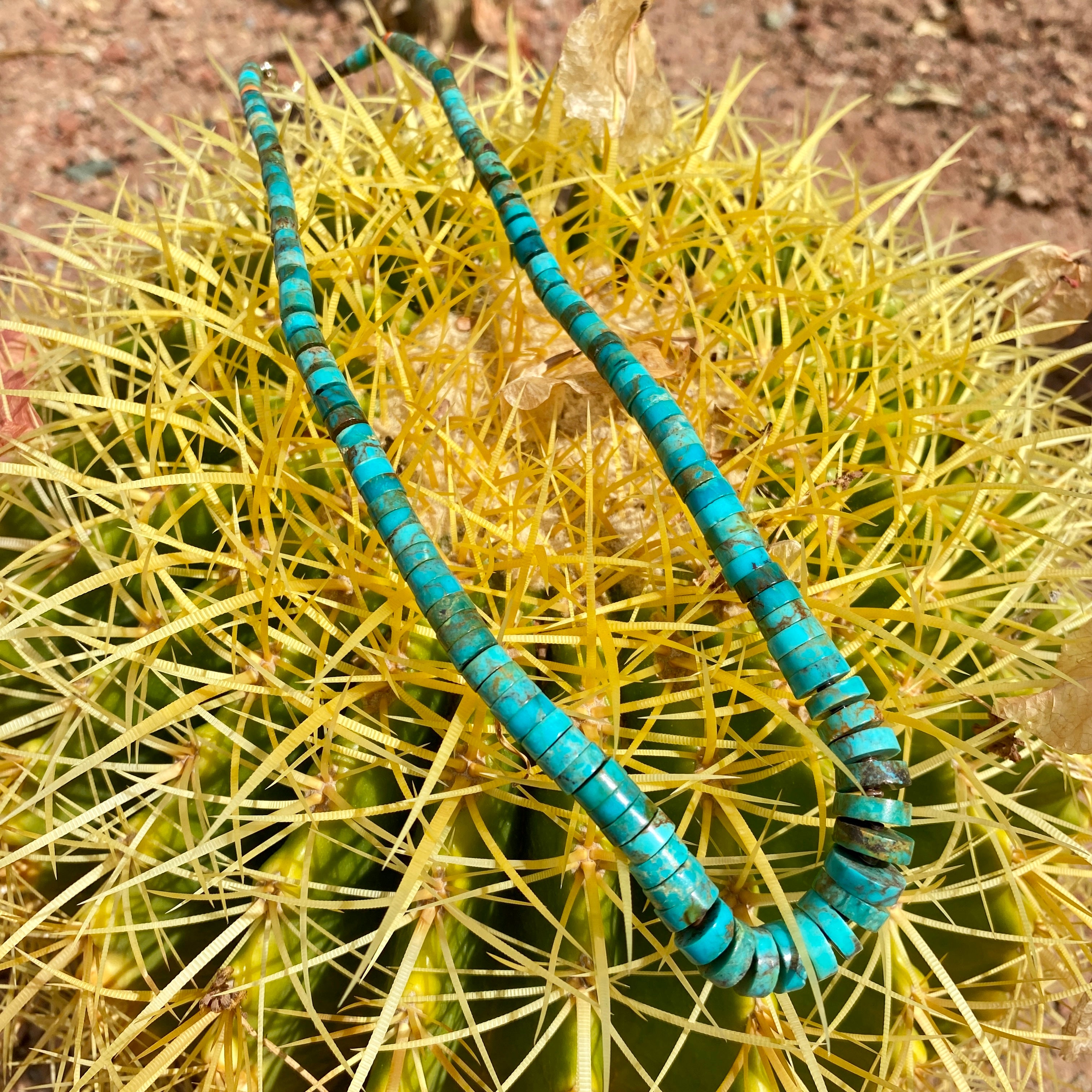 Kingman Turquoise Necklace Santo Domingo