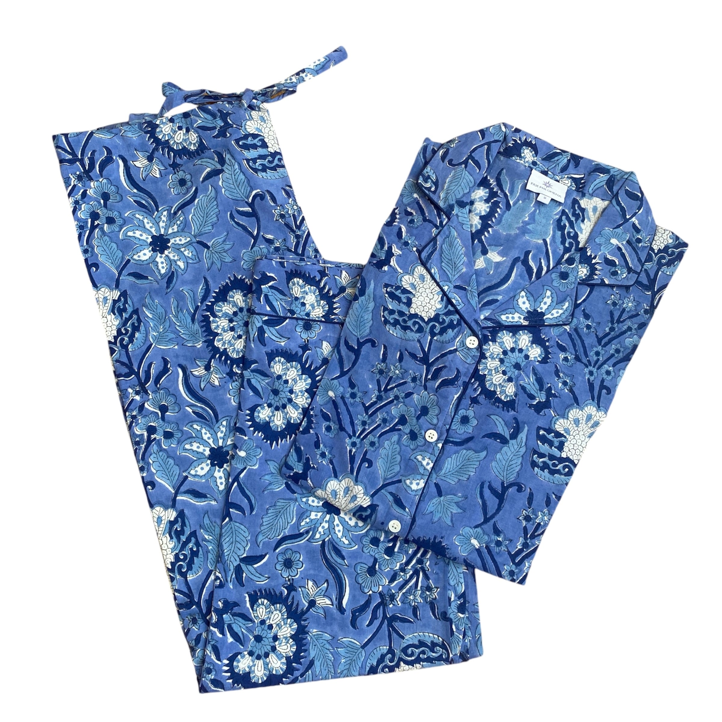 Bambola Blue Floral Long Sleeve Pajama