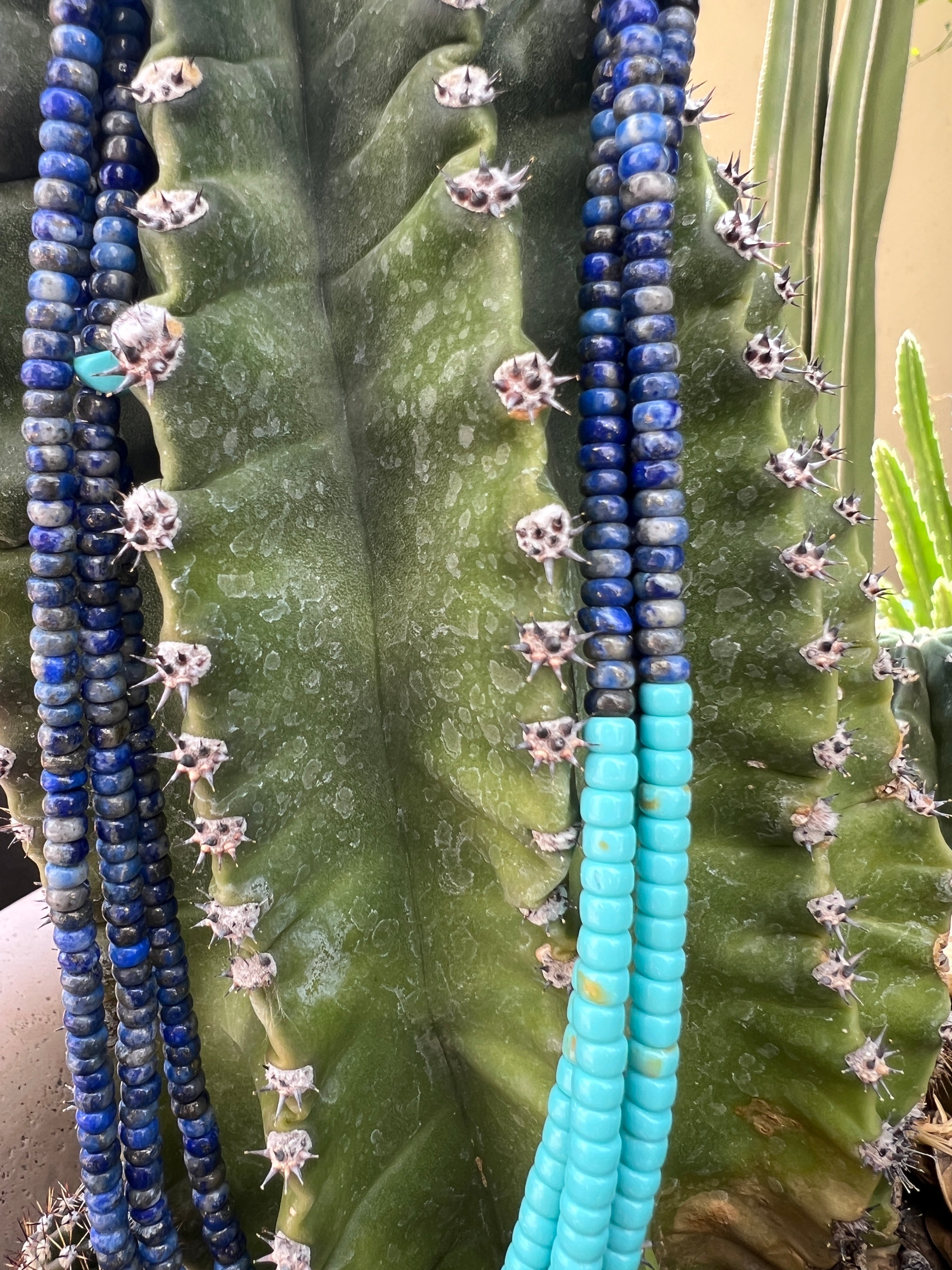 Turquoise and Lapis Necklace Santo Domingo