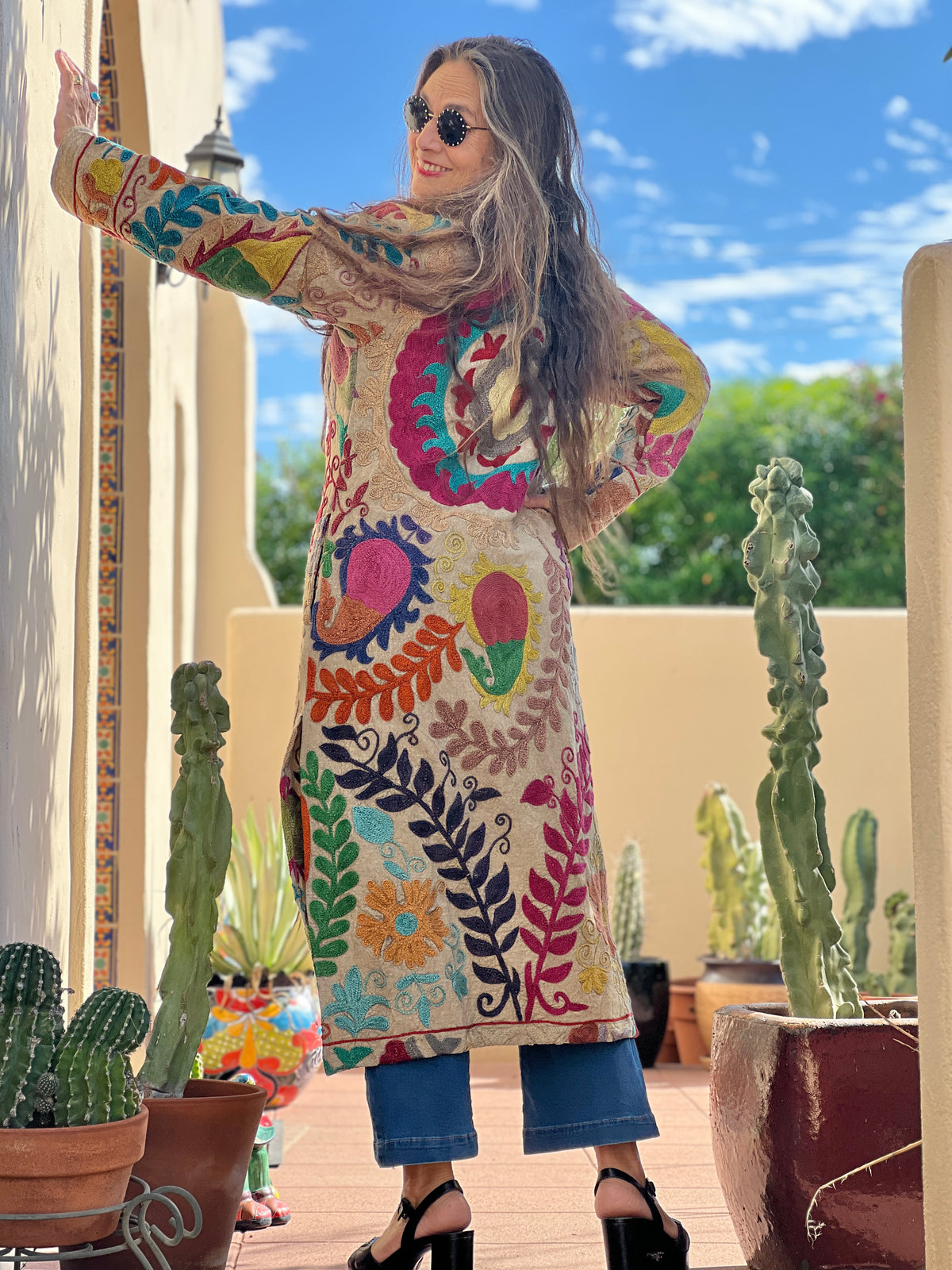Aarya Hand Embroidered Coat one of a kind