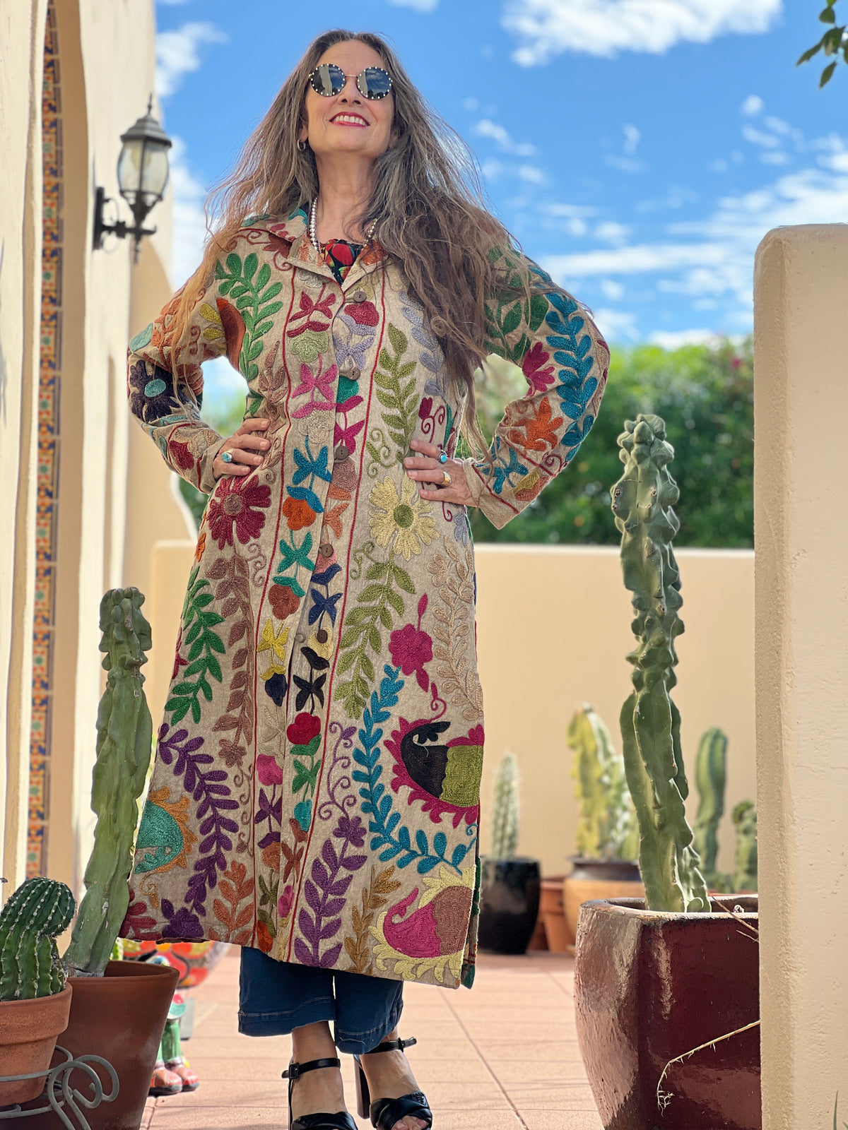 Aarya Hand Embroidered Coat one of a kind